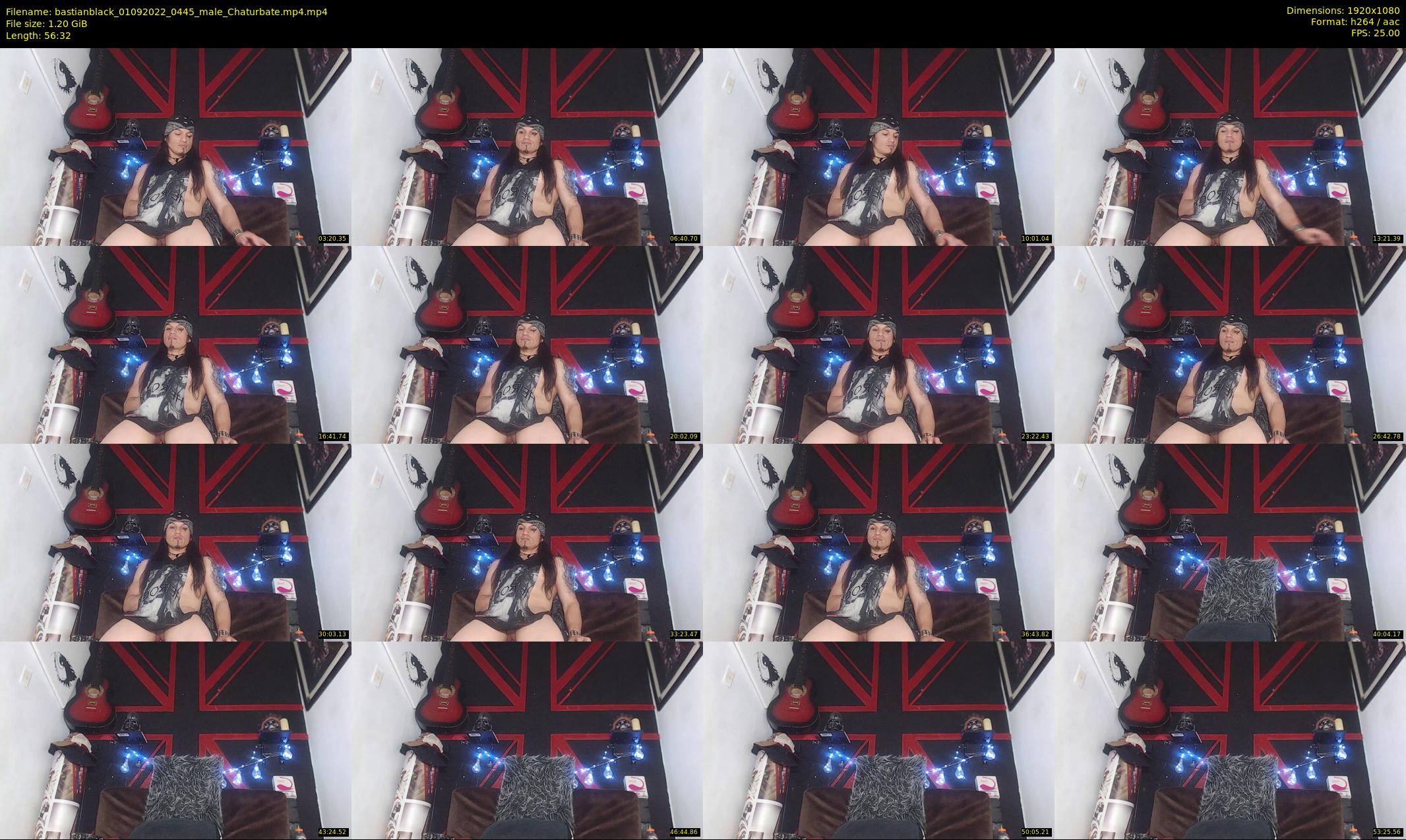 bastianblack — 57 minute Chaturbate male cam show recording, 1080p, Sep 1, 2022