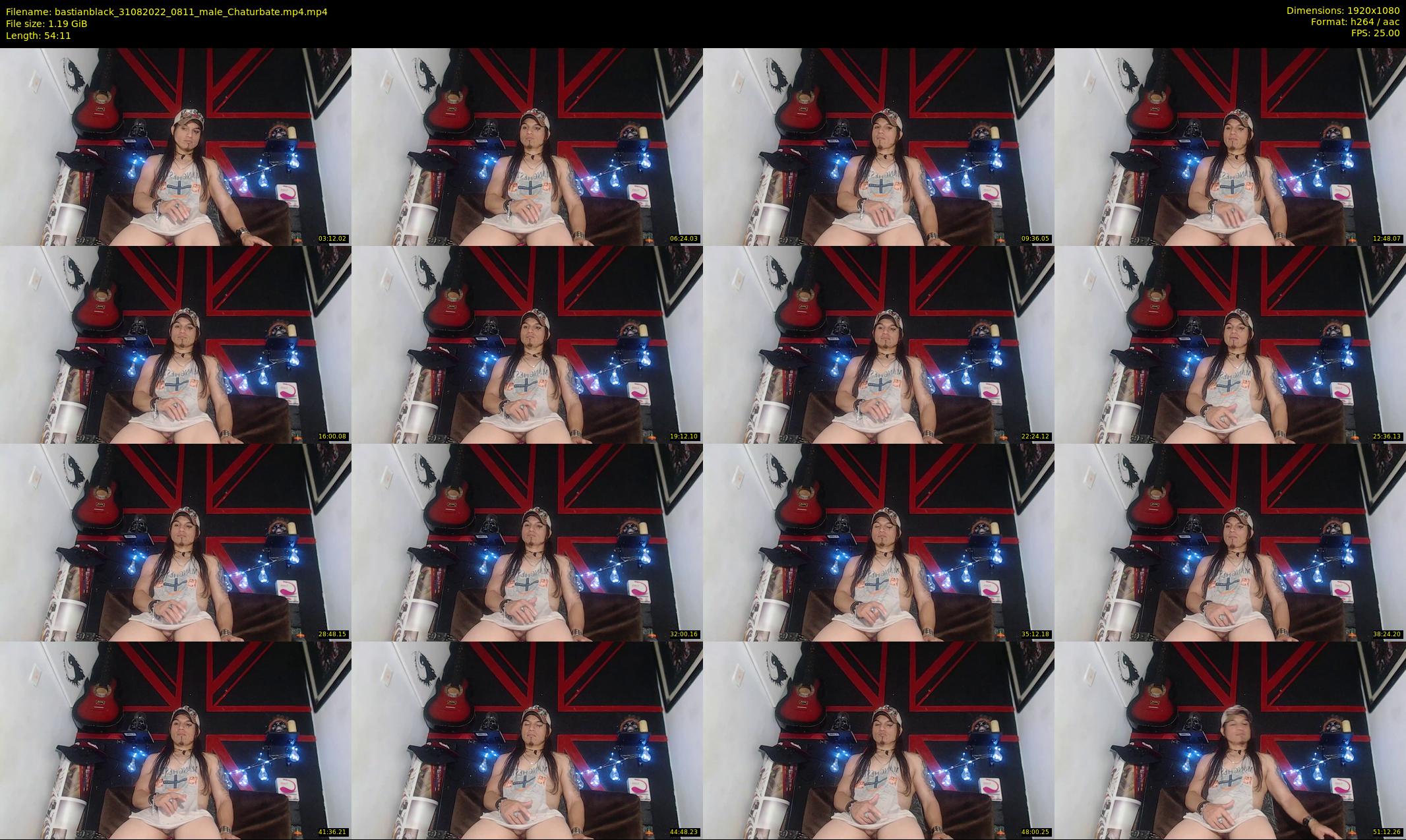bastianblack — 55 minute Chaturbate male cam show recording, 1080p, Aug 31, 2022