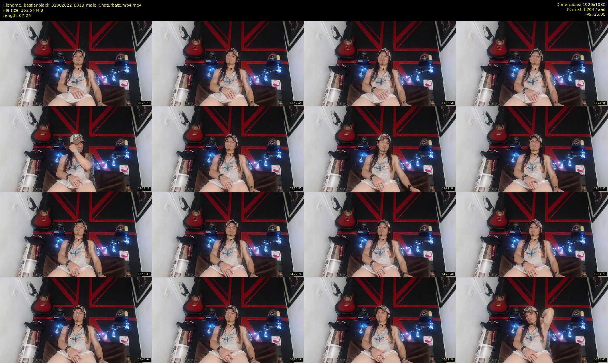 bastianblack — 8 minute Chaturbate male cam show recording, 1080p, Aug 31, 2022
