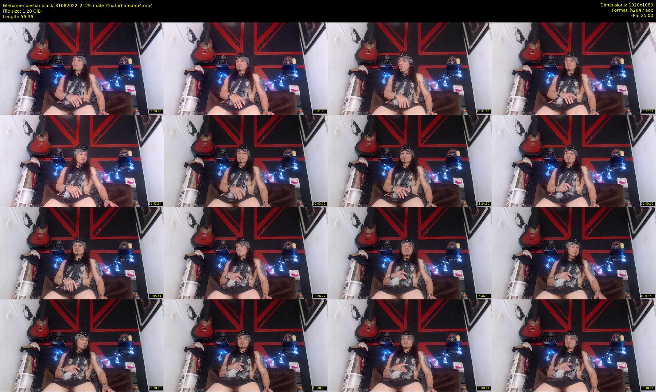 bastianblack — 57 minute Chaturbate male cam show recording, 1080p, Aug 31, 2022