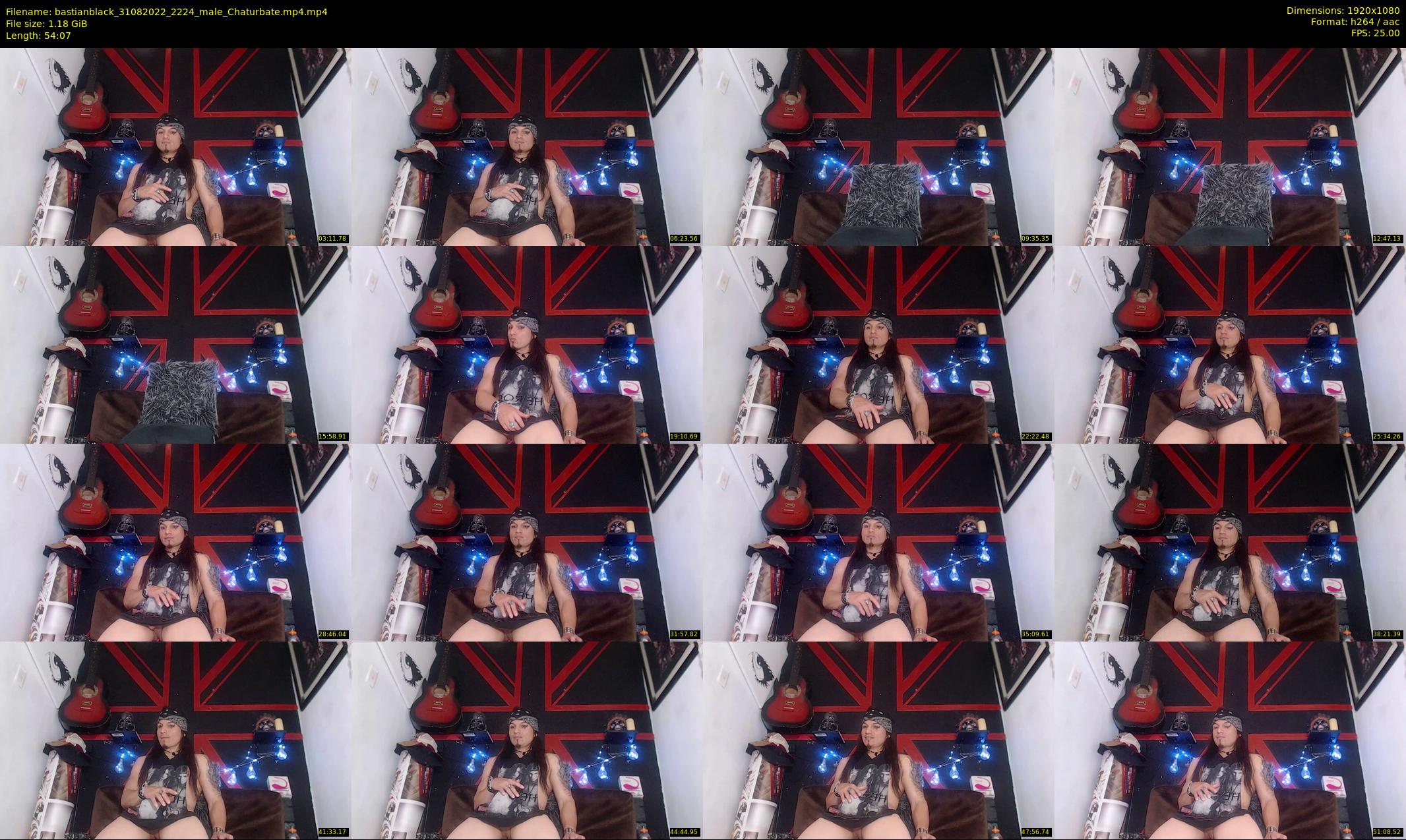 bastianblack — 55 minute Chaturbate male cam show recording, 1080p, Aug 31, 2022