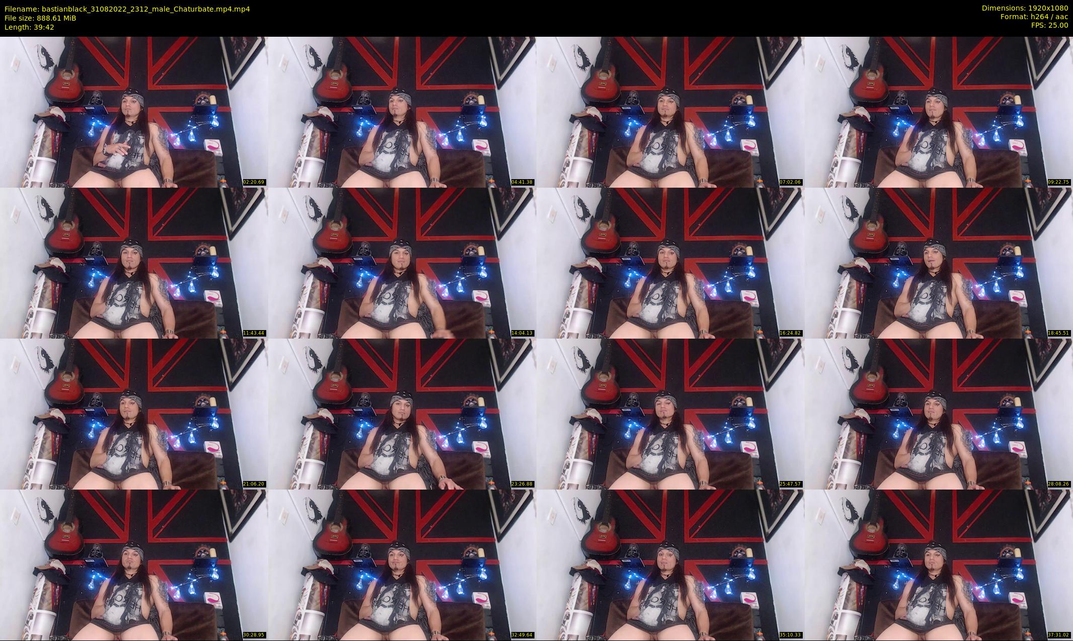 bastianblack — 40 minute Chaturbate male cam show recording, 1080p, Aug 31, 2022