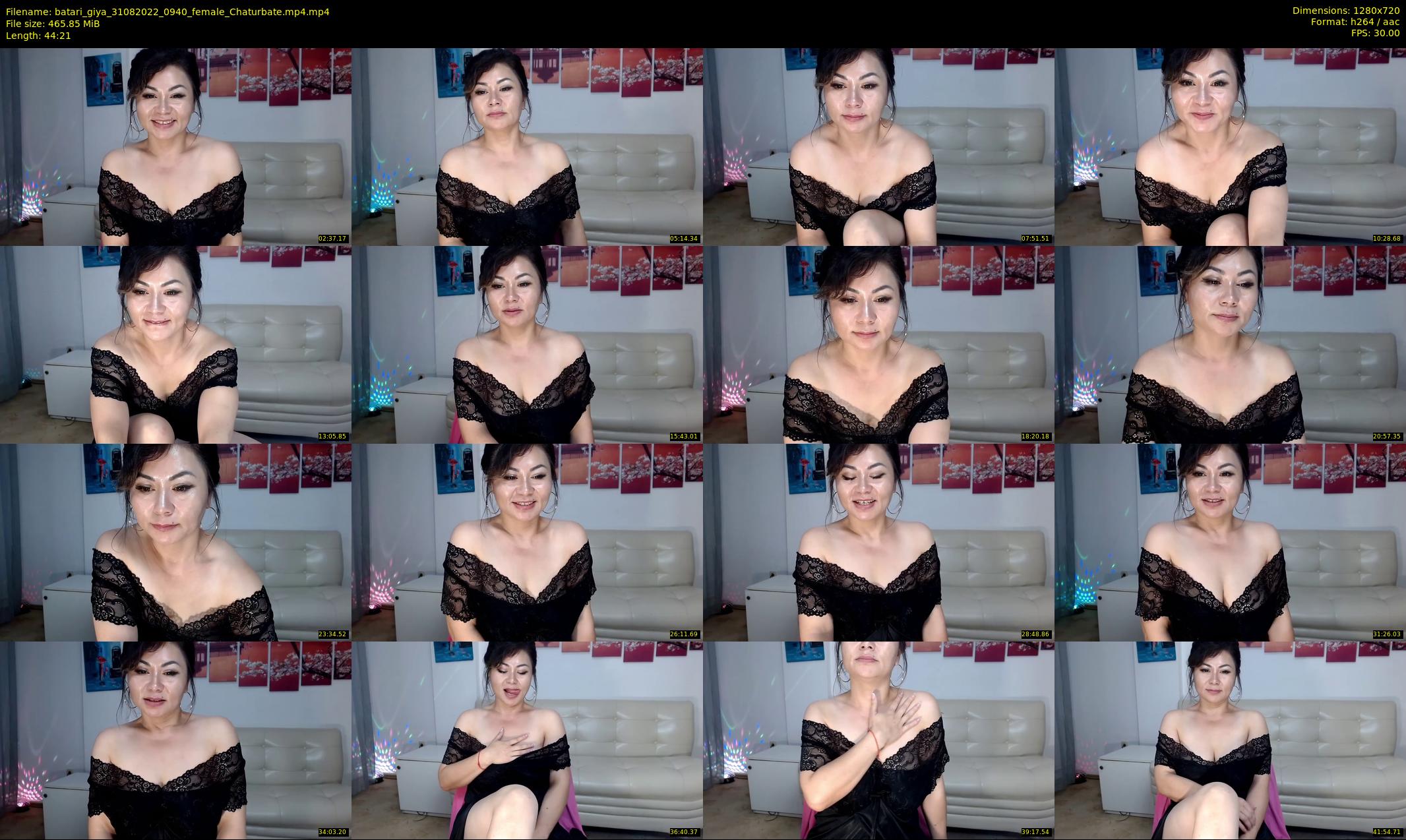 batari_giya — 45 minute Chaturbate female cam show recording, 720p, Aug 31, 2022
