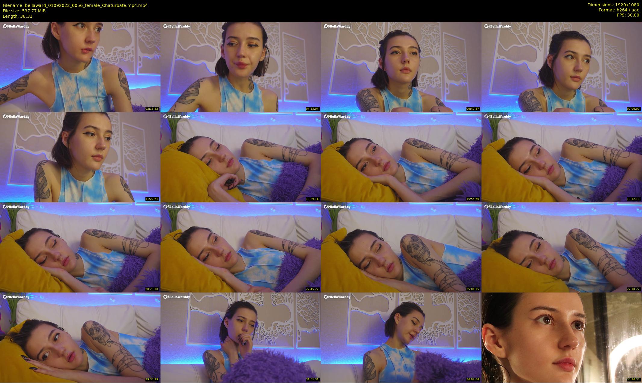 bellaward — 39 minute Chaturbate female cam show recording, 1080p, Sep 1, 2022