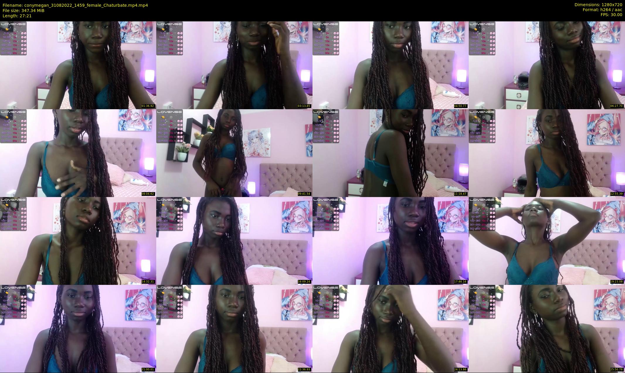 conymegan — 28 minute Chaturbate female cam show recording, 720p, Aug 31, 2022