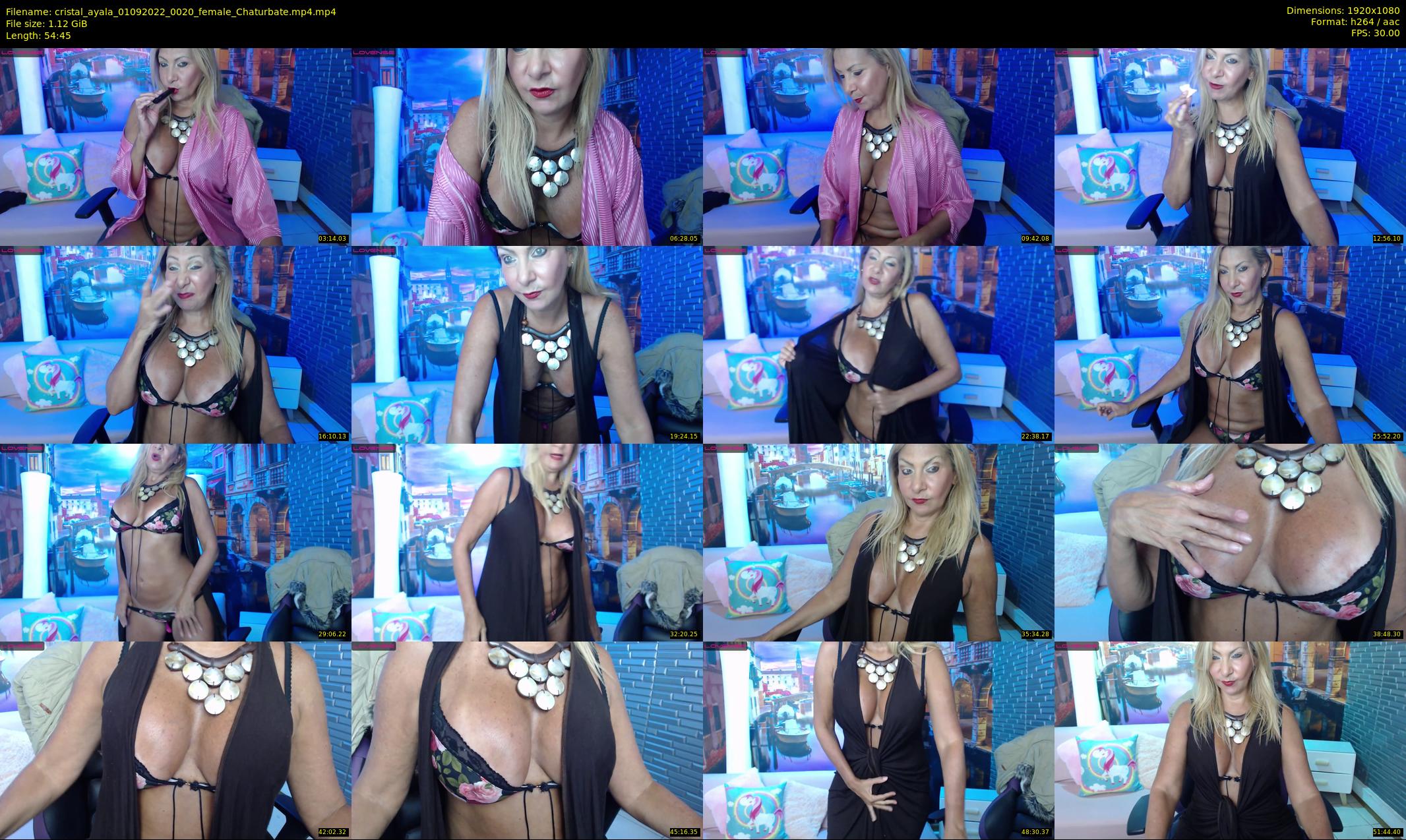 cristal_ayala — 55 minute Chaturbate female cam show recording, 1080p, Sep 1, 2022