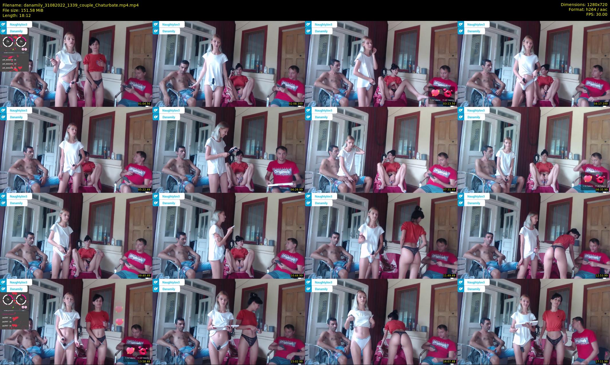 danamily — 19 minute Chaturbate female cam show recording, 720p, Aug 31, 2022