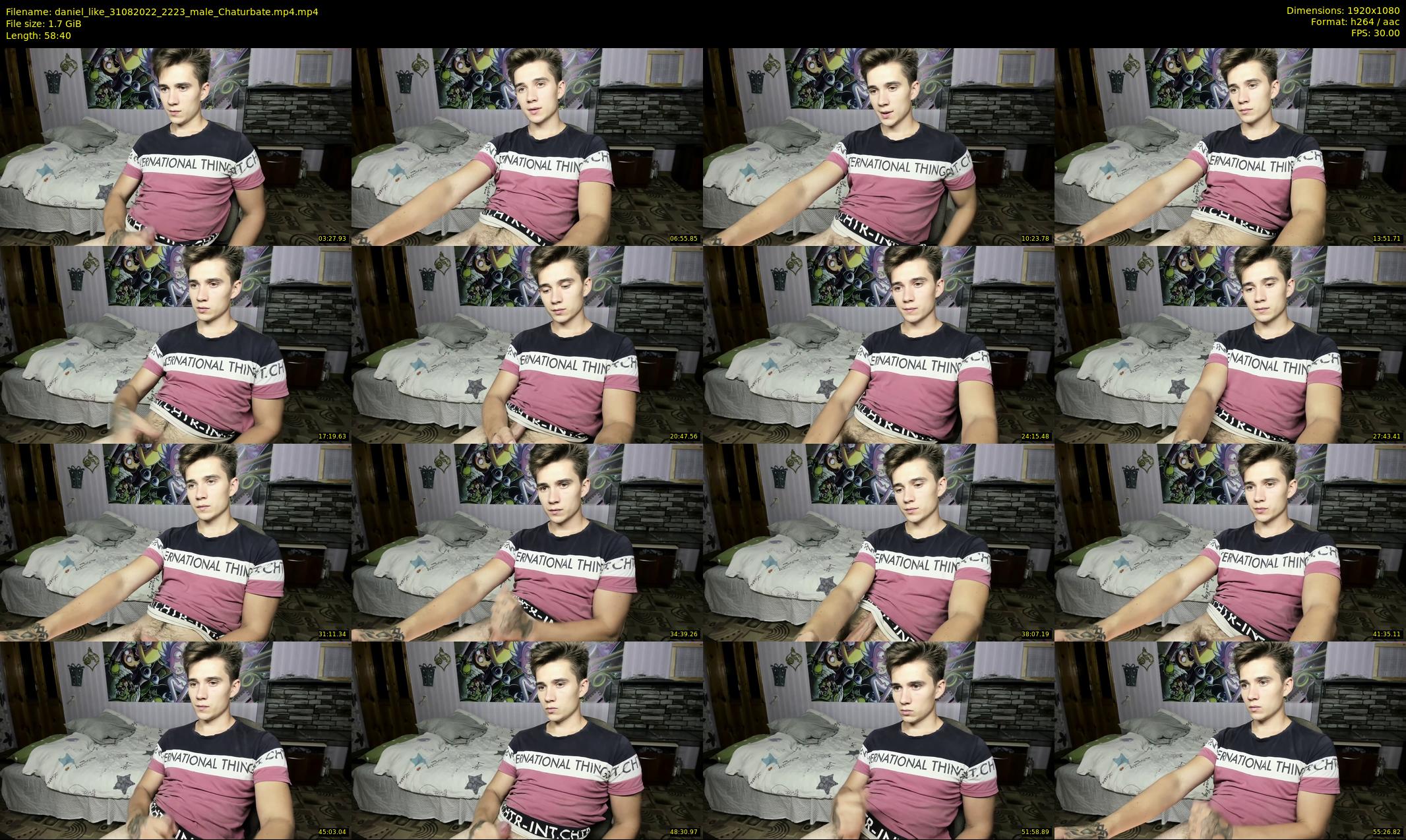 daniel_like — 59 minute Chaturbate male cam show recording, 1080p, Aug 31, 2022