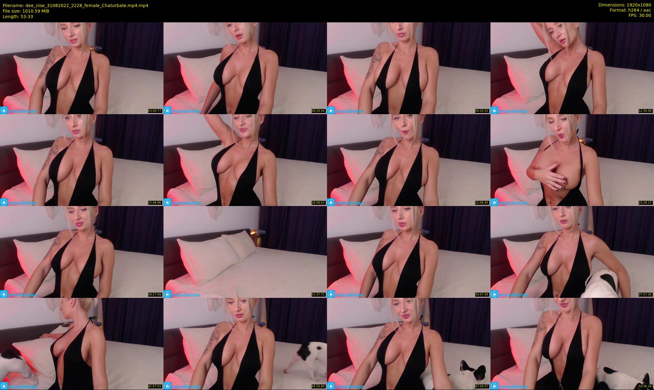 dee_nise — 54 minute Chaturbate female cam show recording, 1080p, Aug 31, 2022