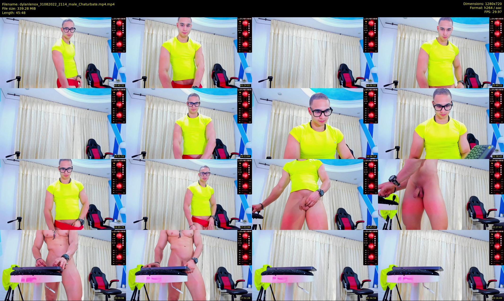 dylanlenox — 46 minute Chaturbate male cam show recording, 720p, Aug 31, 2022