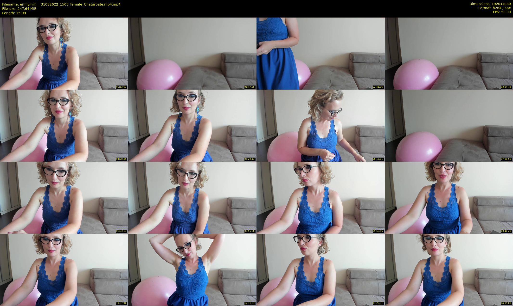 emilymilf__ — 16 minute Chaturbate female cam show recording, 1080p, Aug 31, 2022