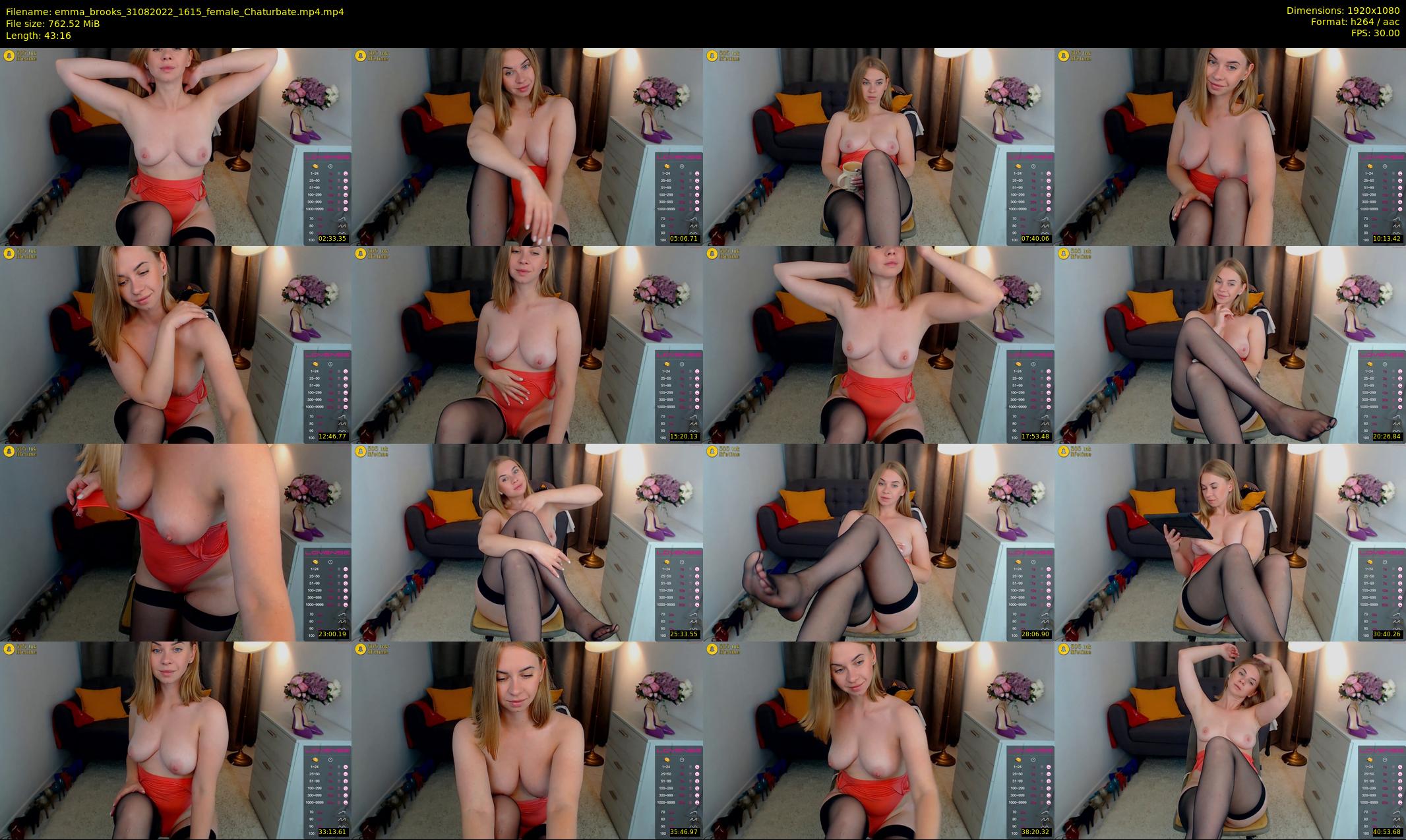 emma_brooks — 44 minute Chaturbate female cam show recording, 1080p, Aug 31, 2022