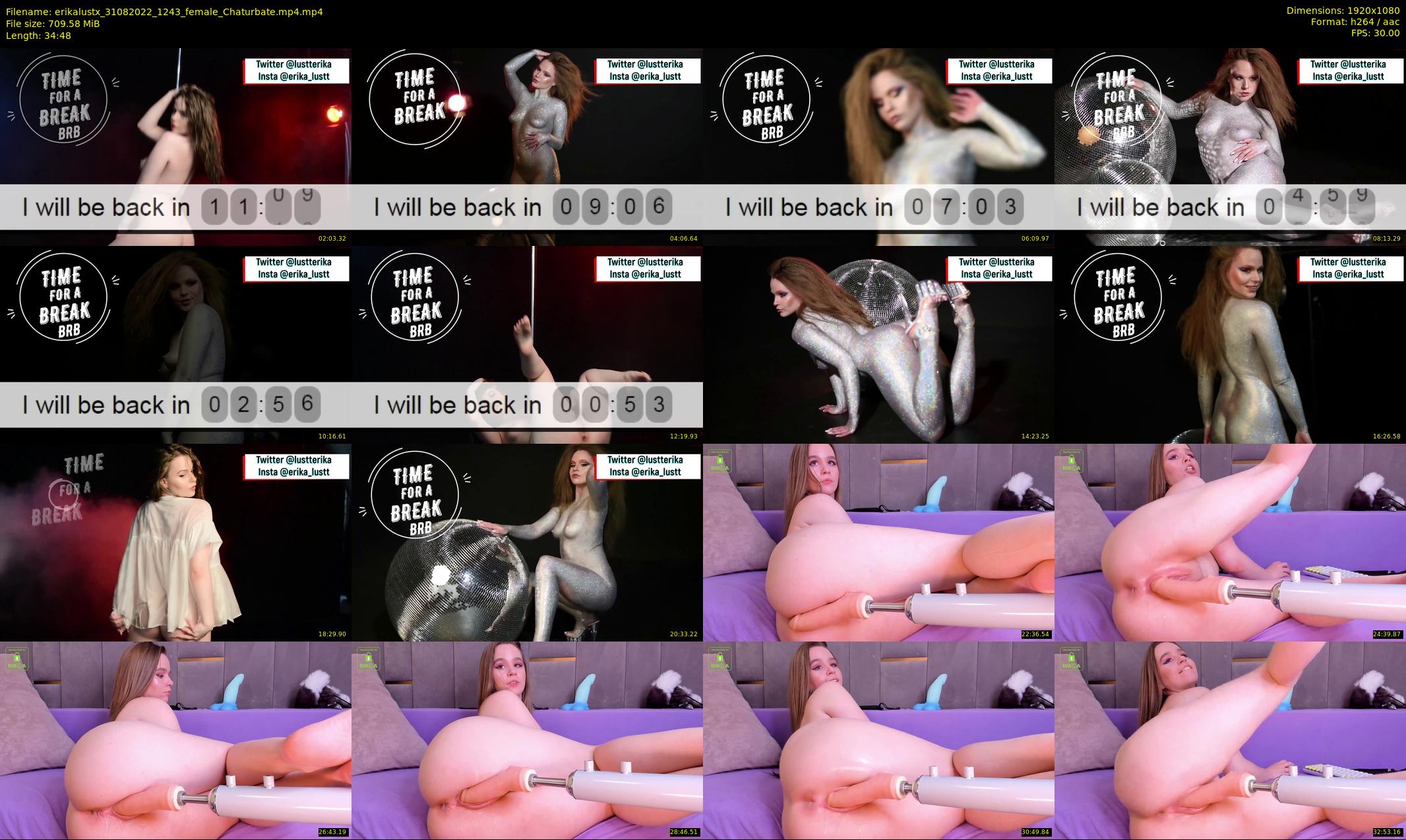 erikalustx — 35 minute Chaturbate female cam show recording, 1080p, Aug 31, 2022