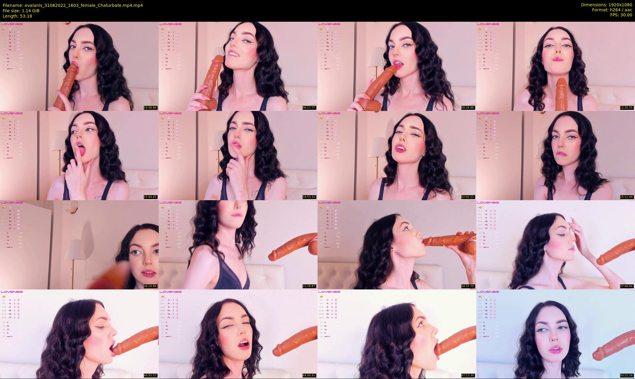 evalanis — 54 minute Chaturbate couple cam show recording, 1080p, Aug 31, 2022