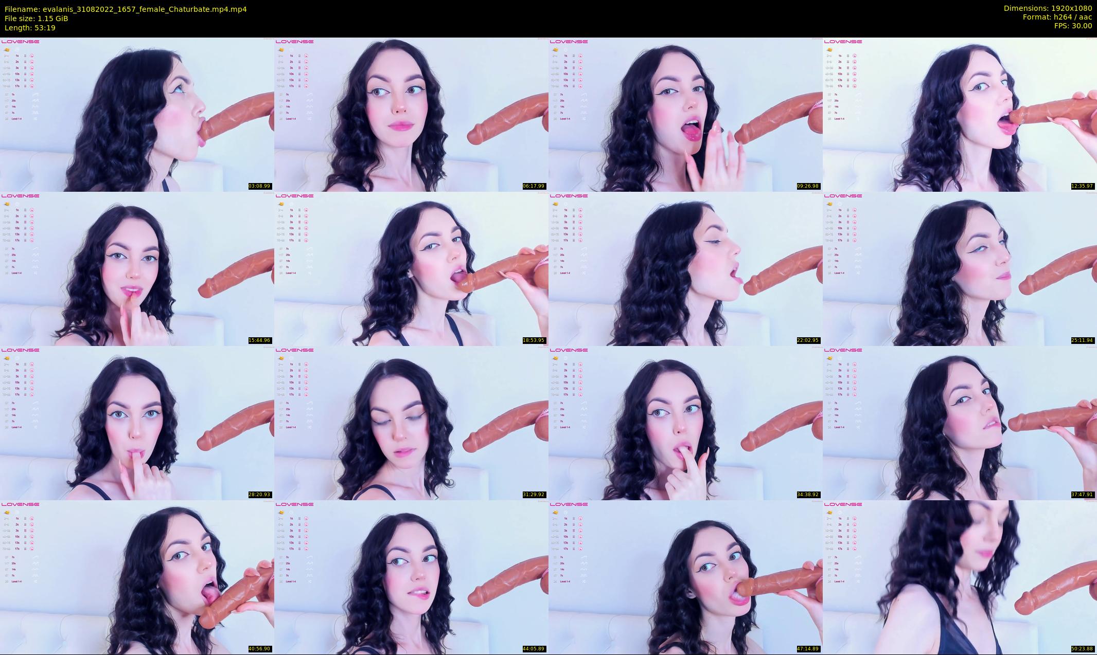 evalanis — 54 minute Chaturbate couple cam show recording, 1080p, Aug 31, 2022