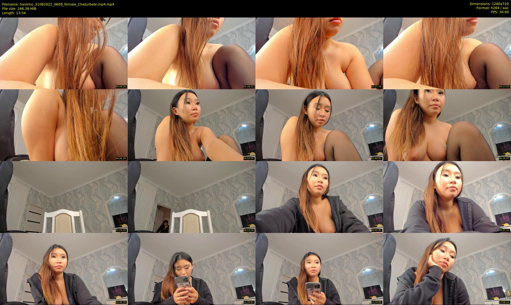 hasiimo — 14 minute Chaturbate female cam show recording, 720p, Aug 31, 2022