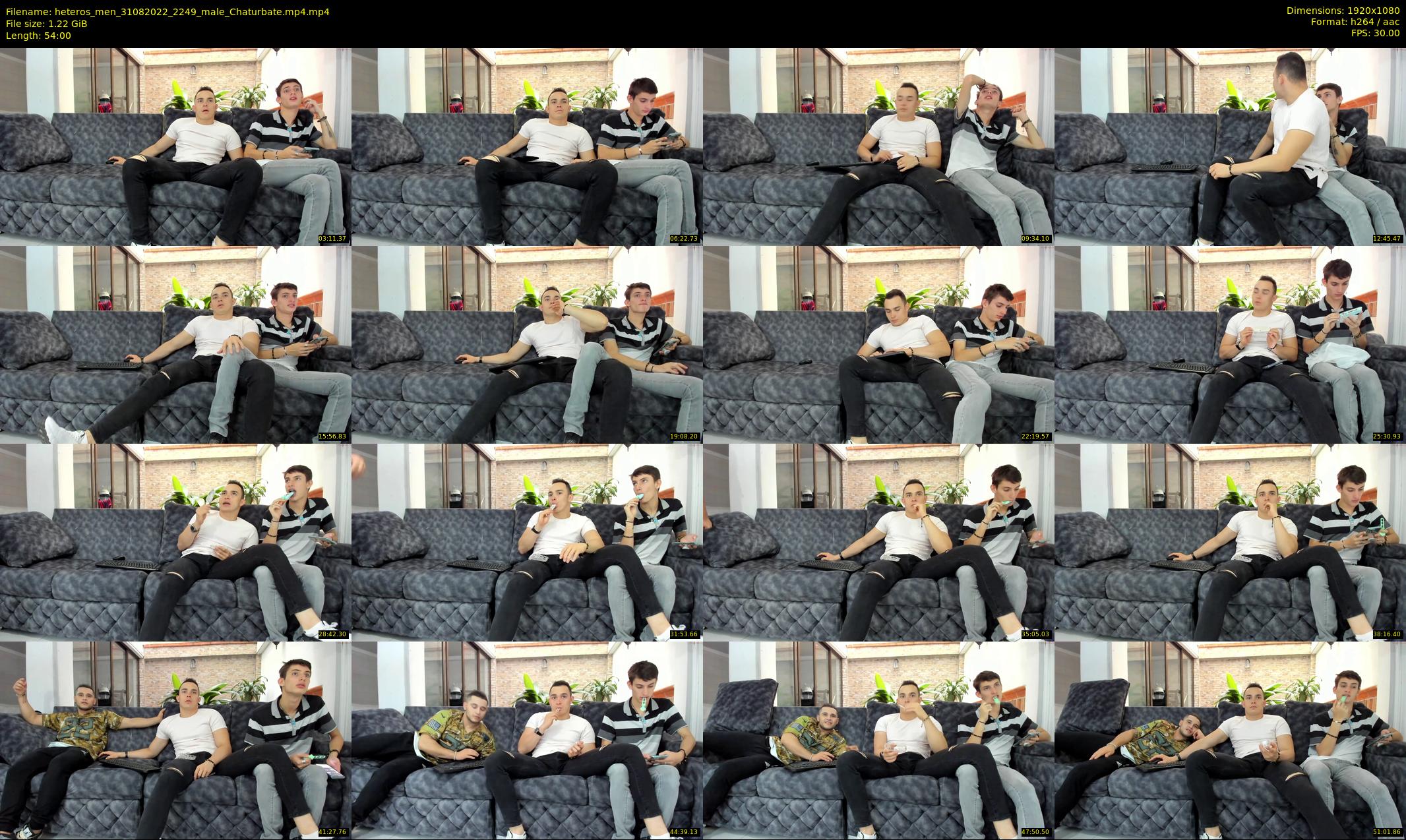 heteros_men — 54 minute Chaturbate male cam show recording, 1080p, Aug 31, 2022
