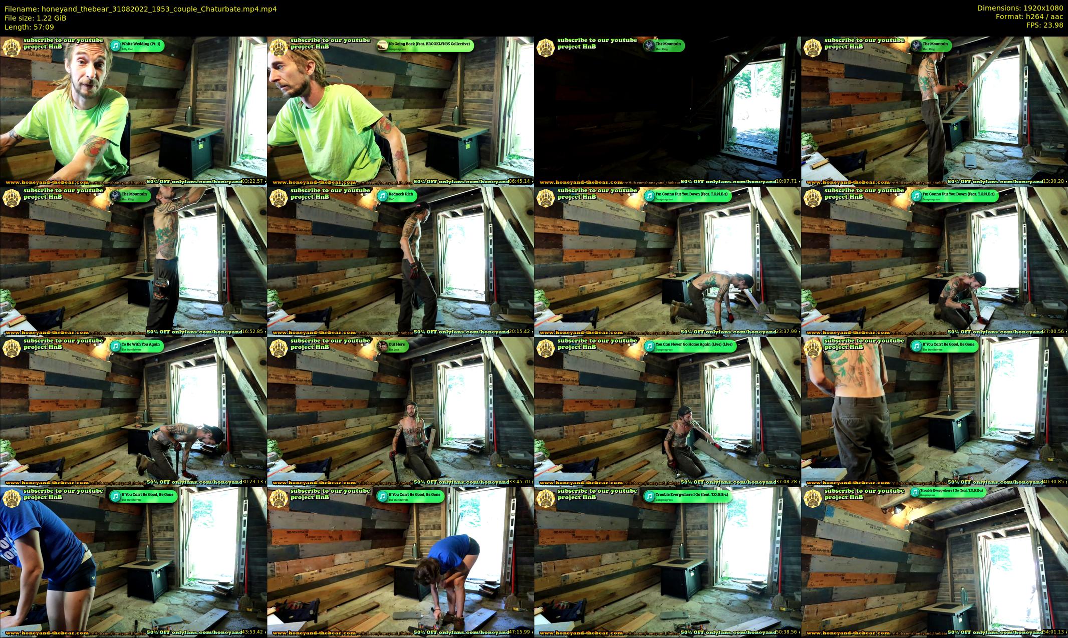 honeyand_thebear — 58 minute Chaturbate couple cam show recording, 1080p, Aug 31, 2022