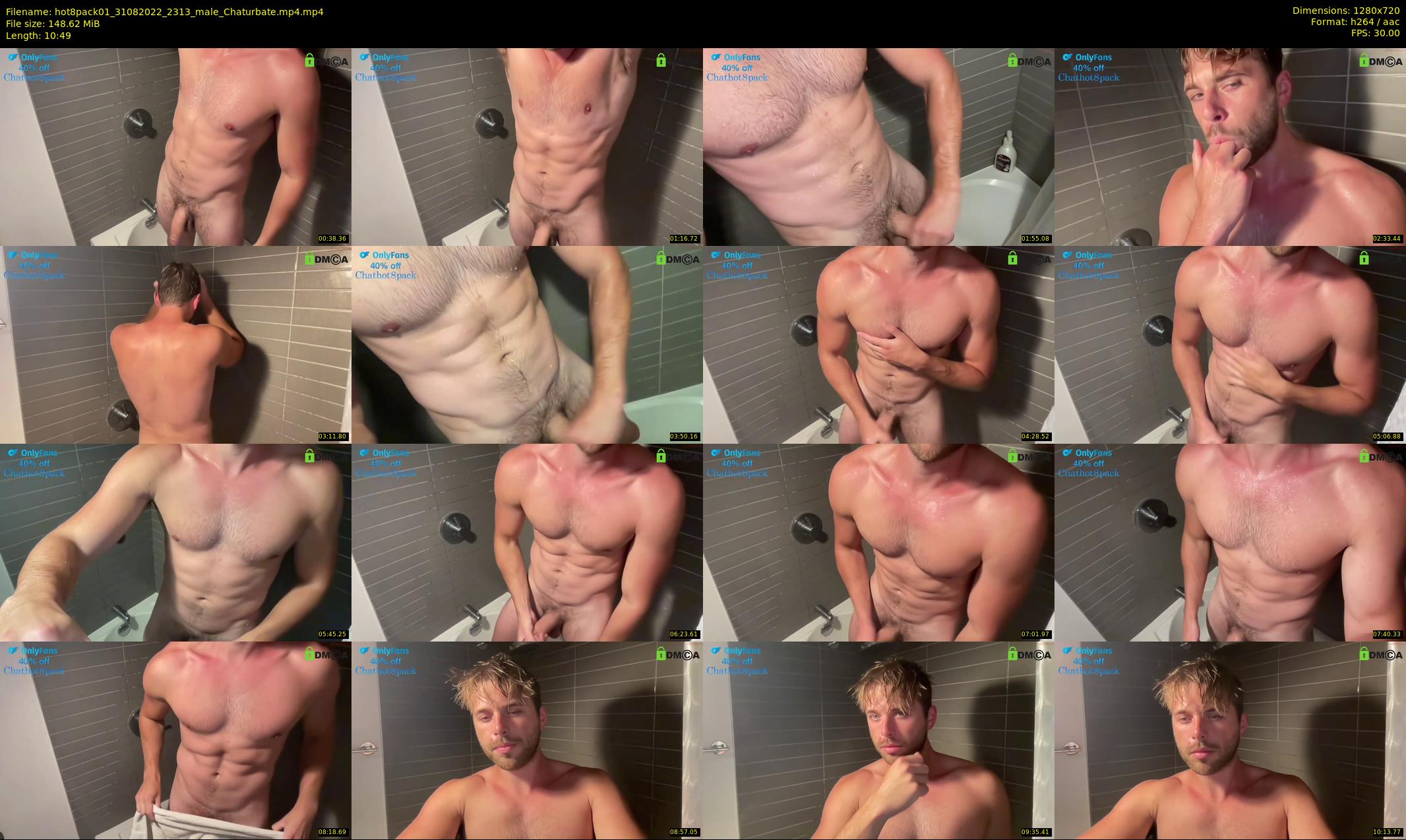 hot8pack01 — 11 minute Chaturbate male cam show recording, 720p, Aug 31, 2022
