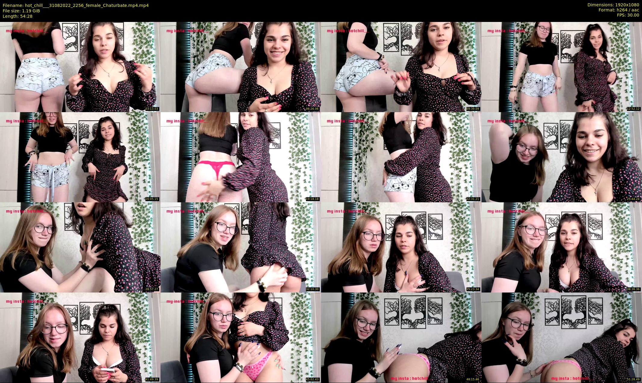 hot_chill__ — 55 minute Chaturbate female cam show recording, 1080p, Aug 31, 2022