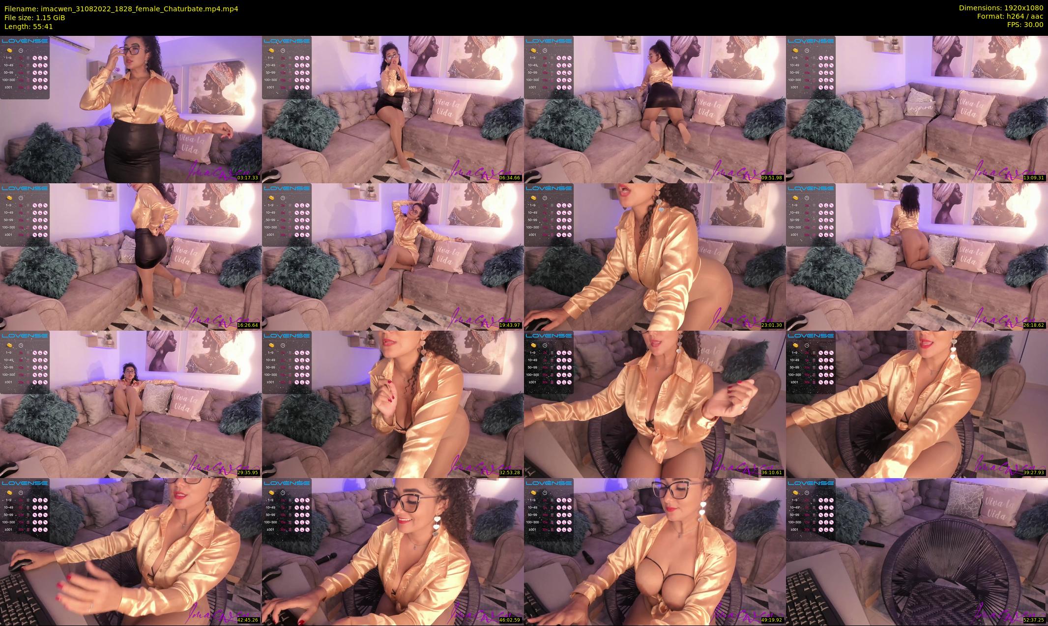 imacwen — 56 minute Chaturbate female cam show recording, 1080p, Aug 31, 2022