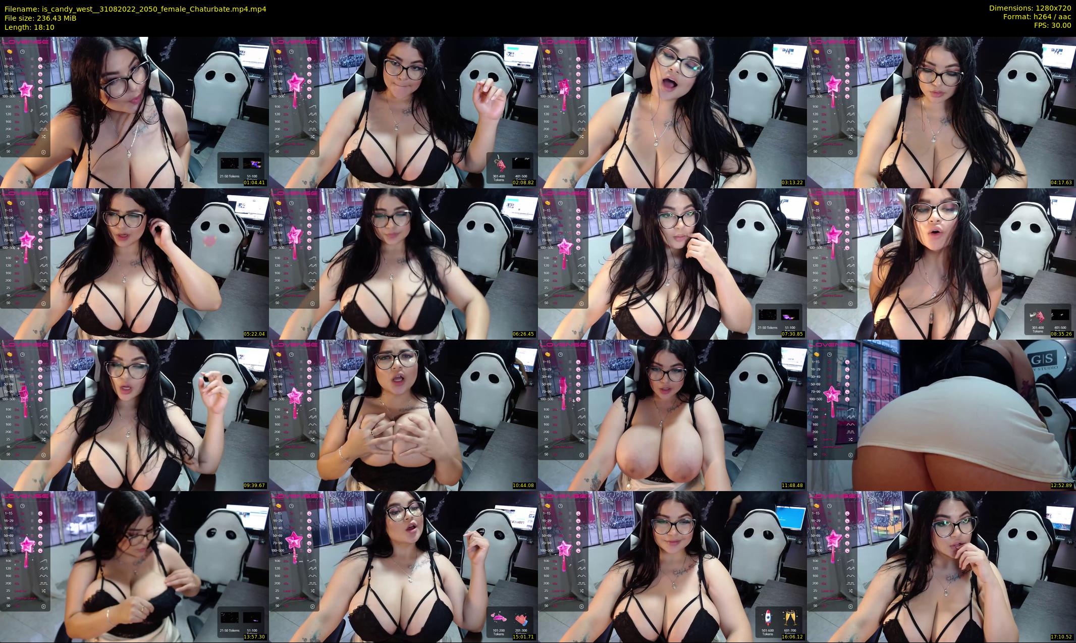 is_candy_west_ — 19 minute Chaturbate female cam show recording, 720p, Aug 31, 2022