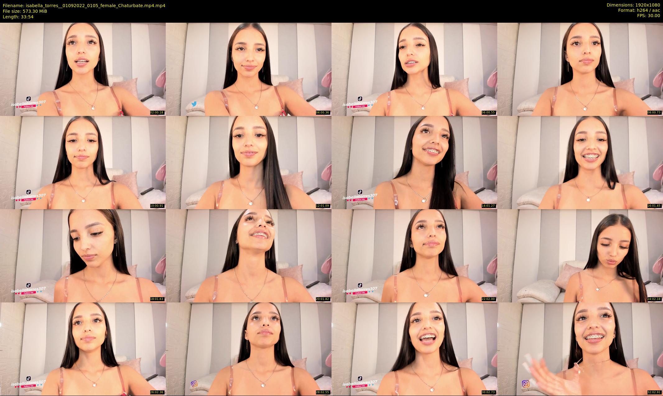isabella_torres_ — 34 minute Chaturbate female cam show recording, 1080p, Sep 1, 2022