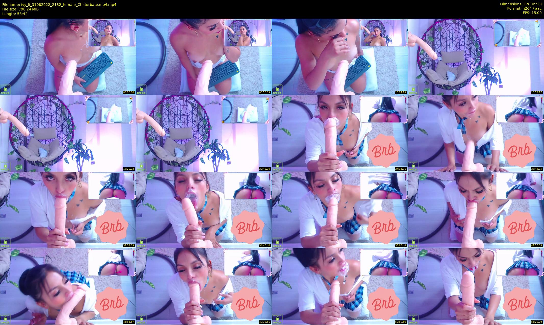 ivy_li — 59 minute Chaturbate female cam show recording, 720p, Aug 31, 2022