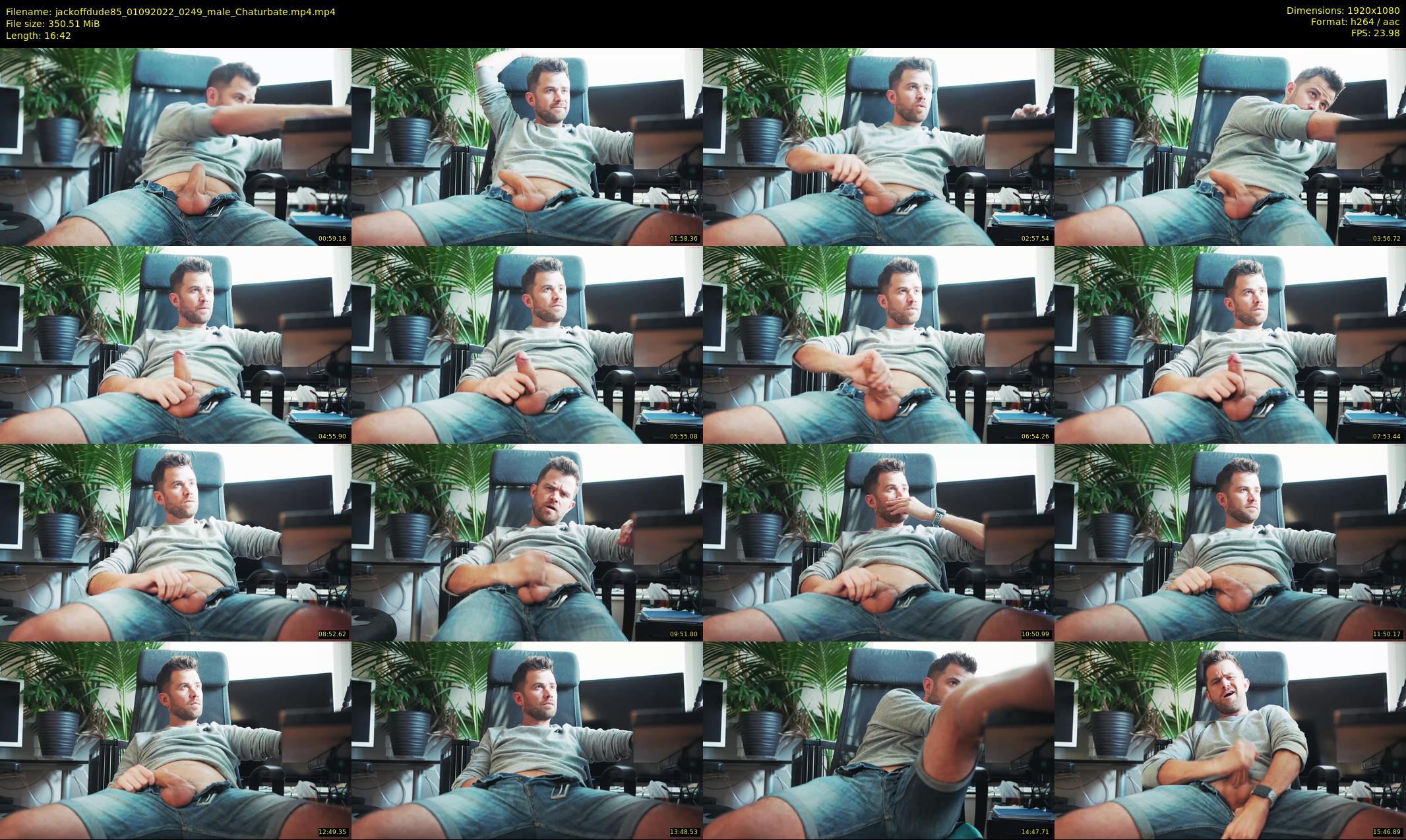 jackoffdude85 — 17 minute Chaturbate male cam show recording, 1080p, Sep 1, 2022