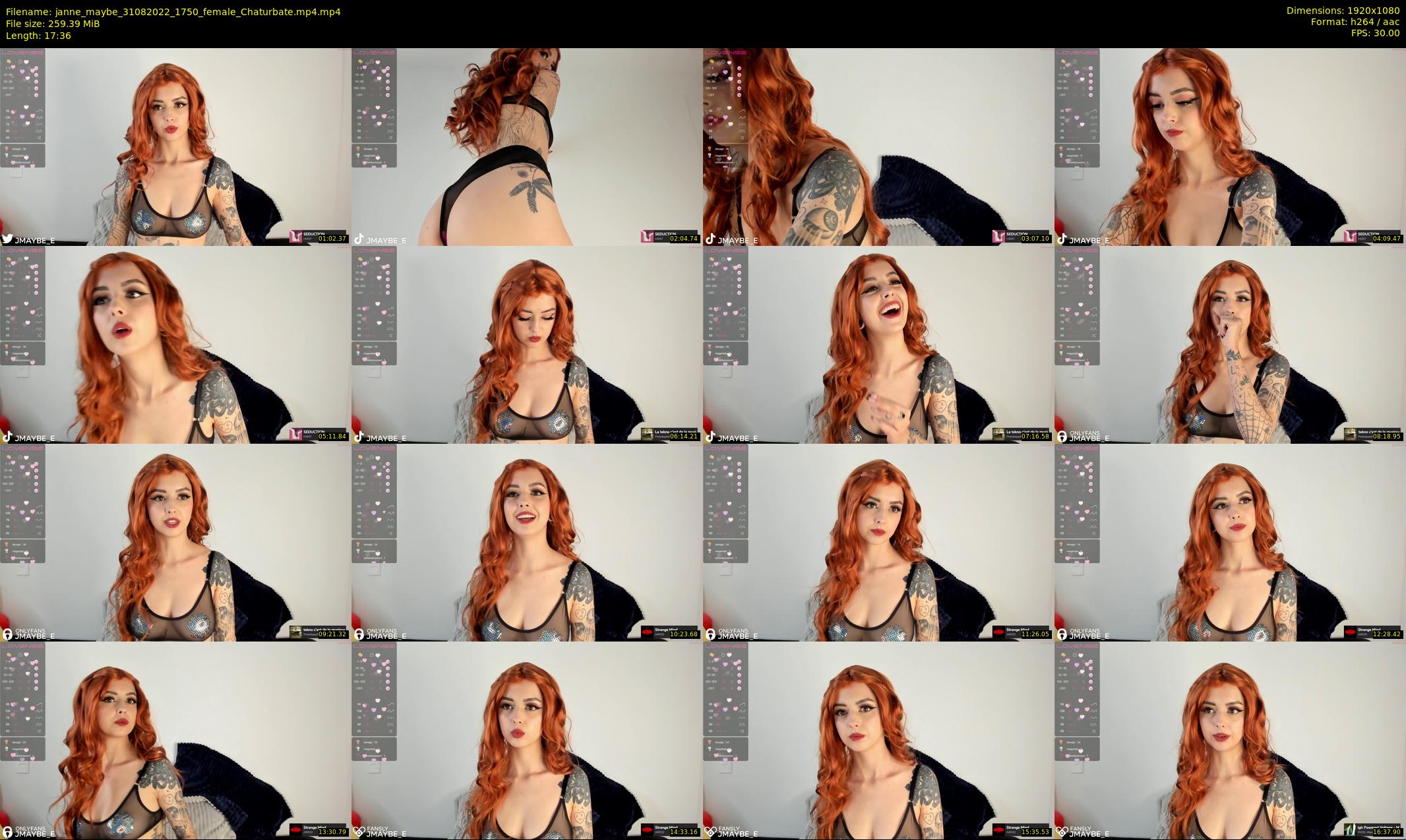 janne_maybe — 18 minute Chaturbate female cam show recording, 1080p, Aug 31, 2022