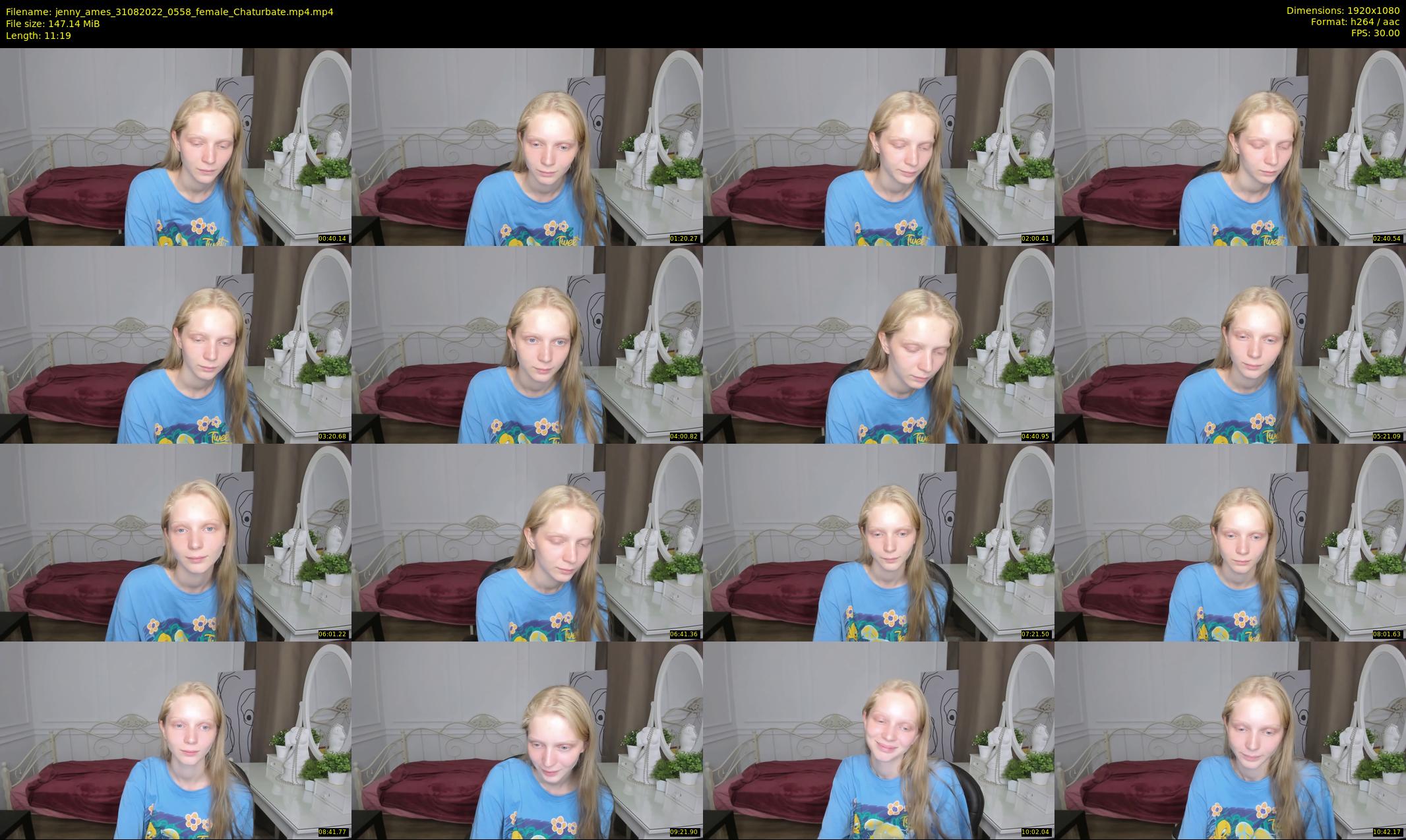 jenny_ames — 12 minute Chaturbate female cam show recording, 1080p, Aug 31, 2022
