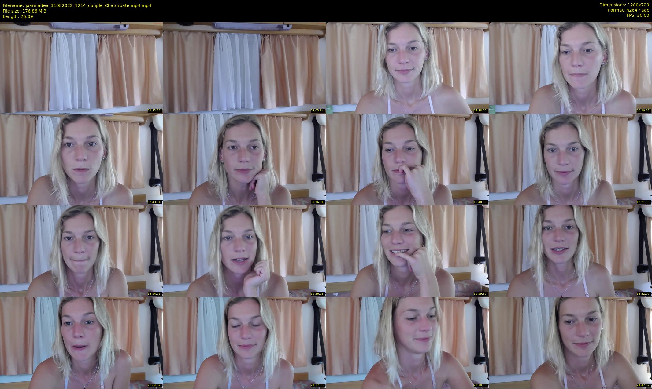 joannadea — 27 minute Chaturbate female cam show recording, 720p, Aug 31, 2022