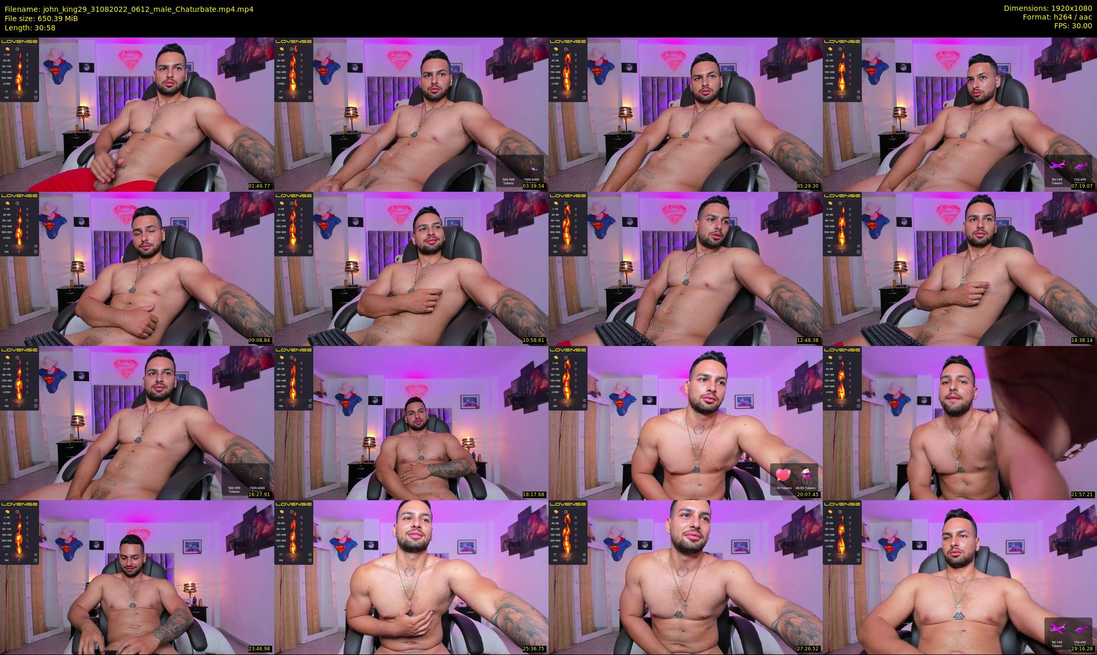 john_king29 — 31 minute Chaturbate male cam show recording, 1080p, Aug 31, 2022
