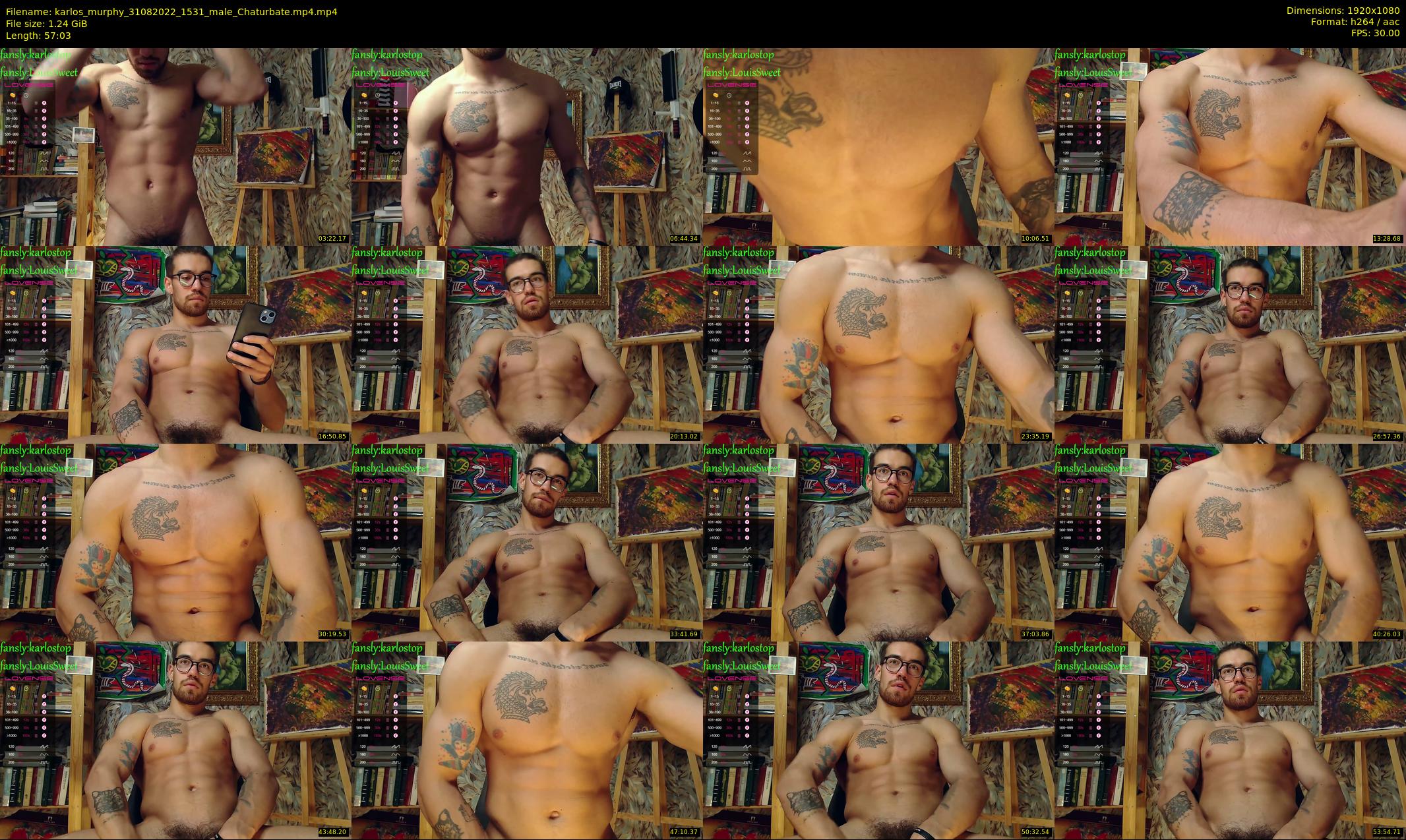 karlos_murphy — 58 minute Chaturbate male cam show recording, 1080p, Aug 31, 2022
