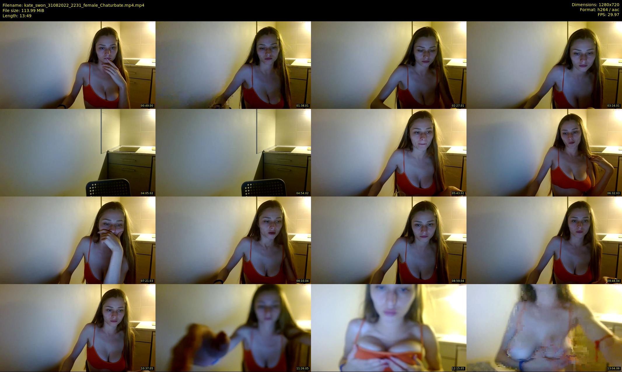 kate_swon — 14 minute Chaturbate female cam show recording, 720p, Aug 31, 2022