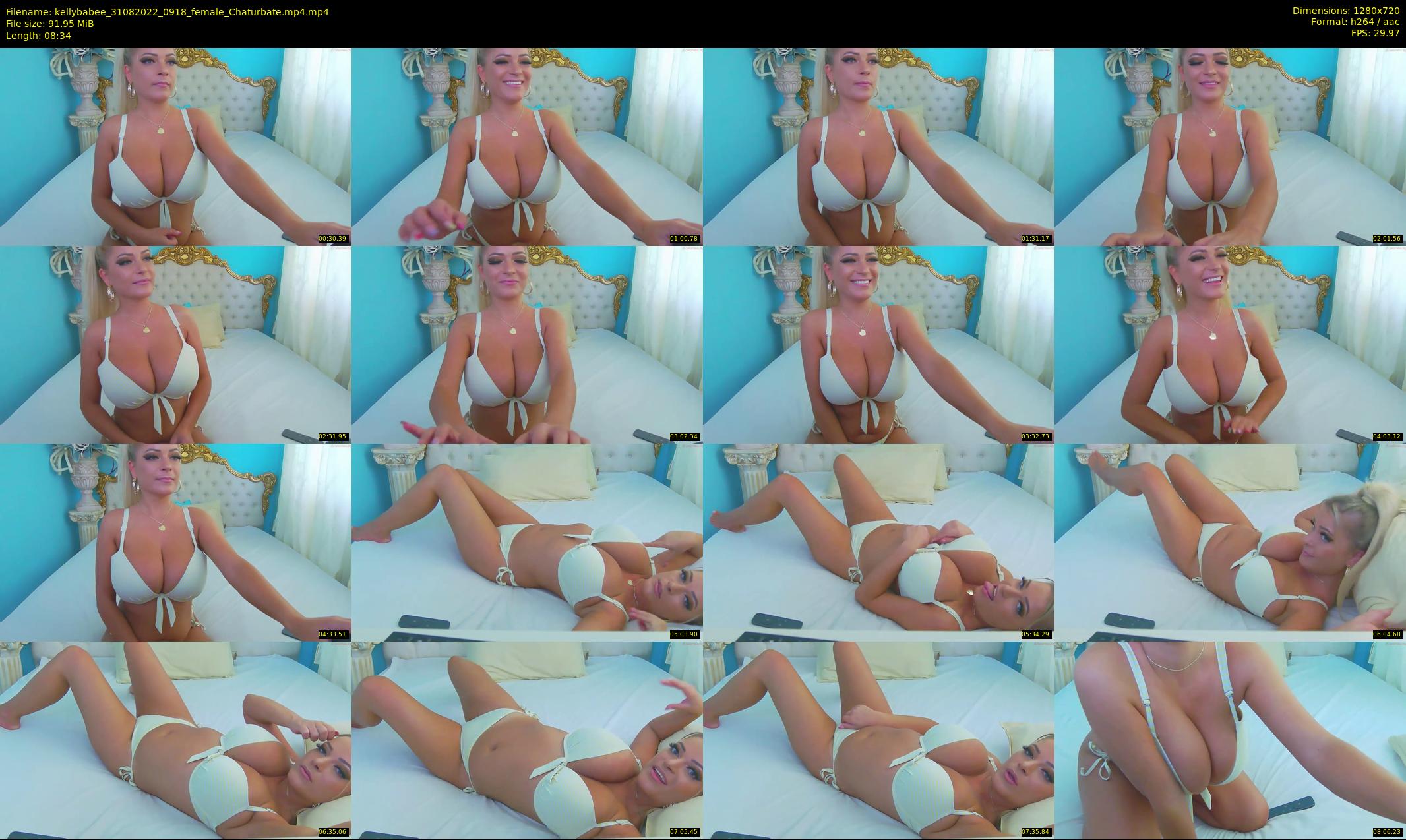kellybabee — 9 minute Chaturbate female cam show recording, 720p, Aug 31, 2022
