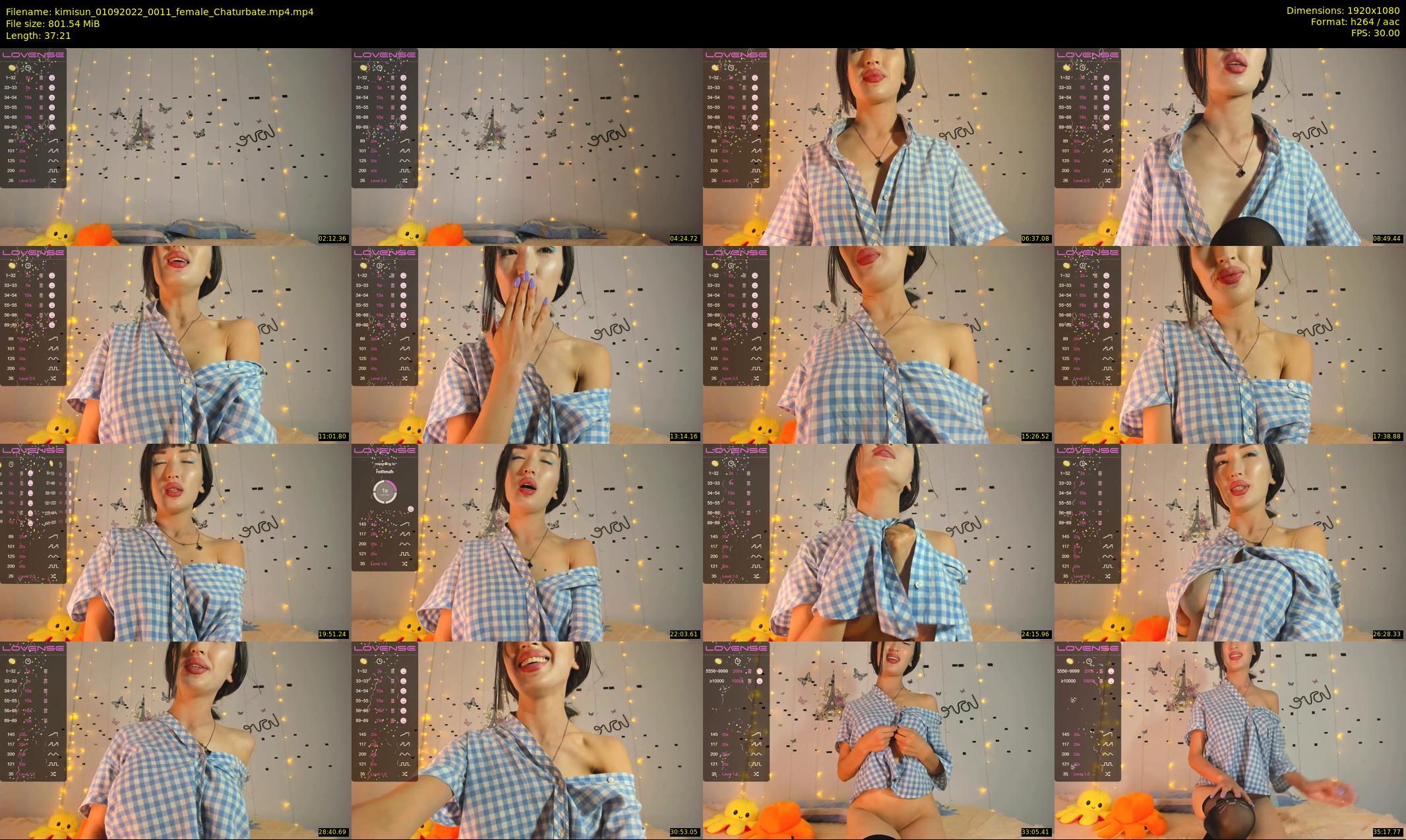 kimisun — 38 minute Chaturbate female cam show recording, 1080p, Sep 1, 2022