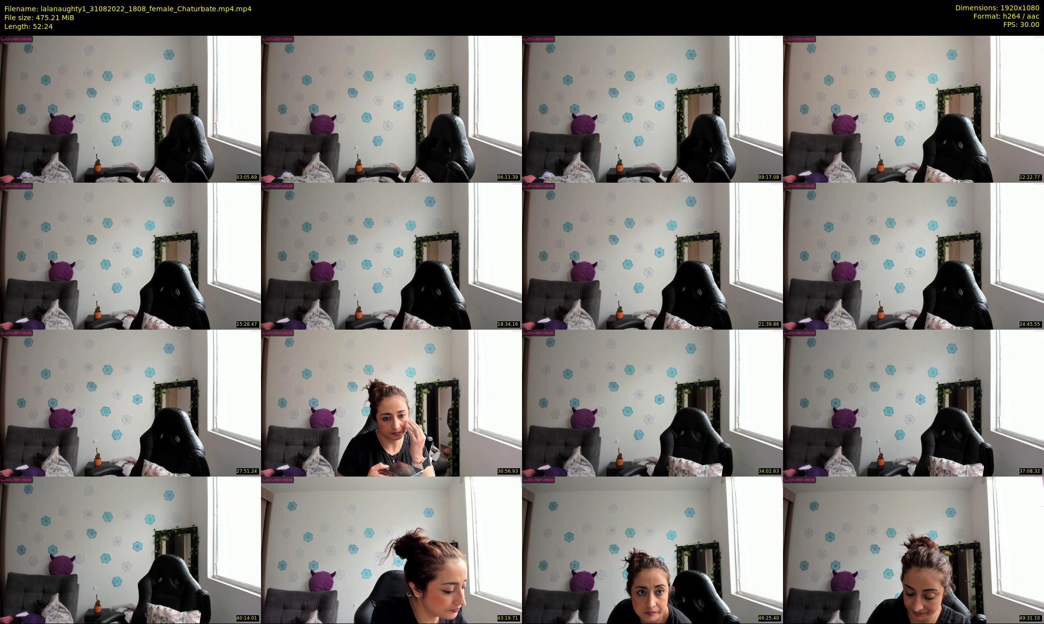 lalanaughty1 — 53 minute Chaturbate female cam show recording, 1080p, Aug 31, 2022