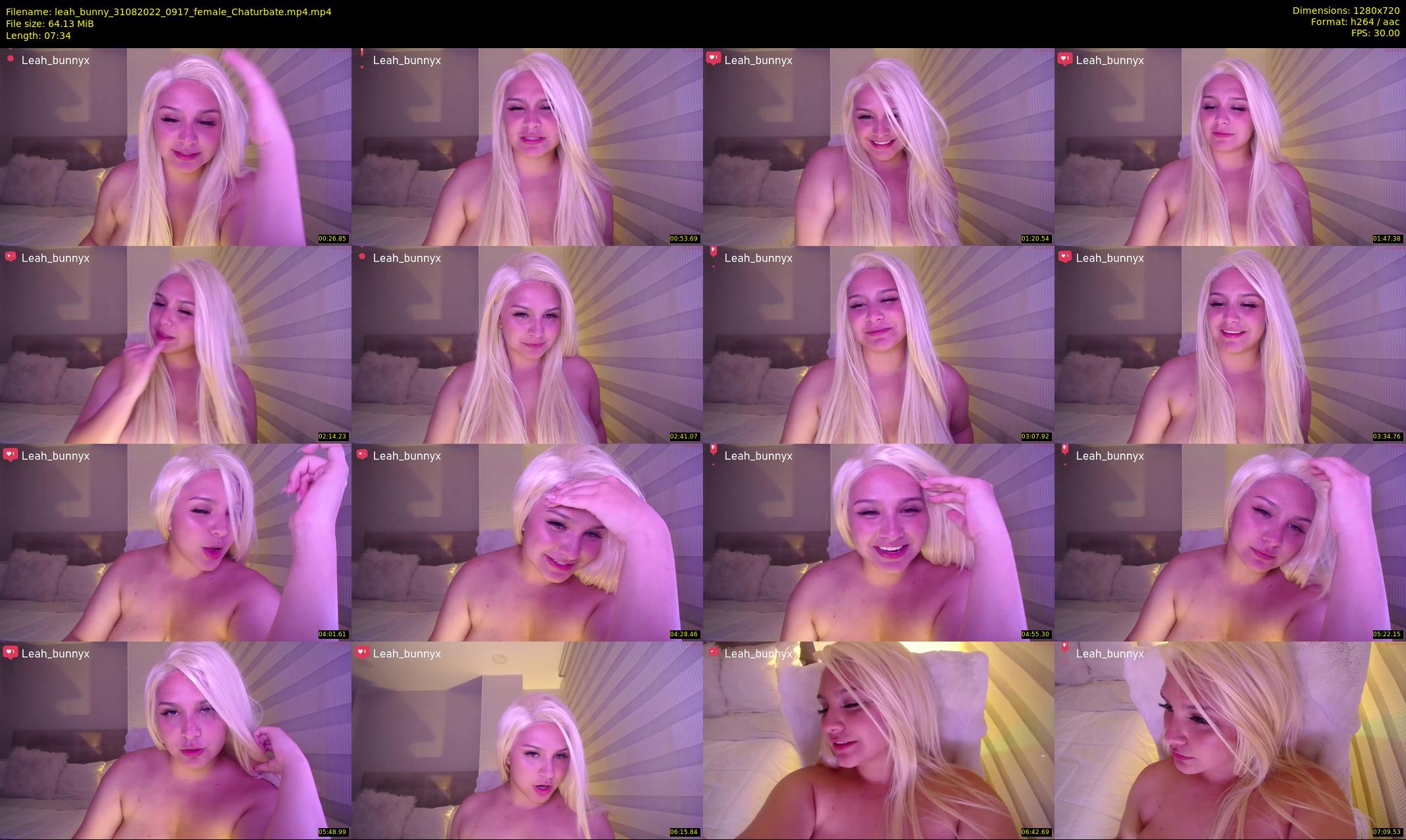 leah_bunny — 8 minute Chaturbate female cam show recording, 720p, Aug 31, 2022