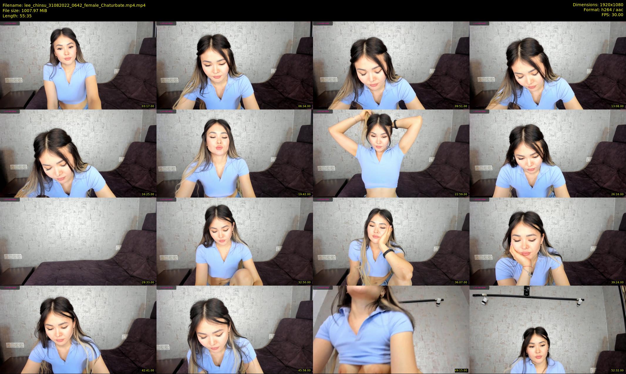 lee_chinsu — 56 minute Chaturbate female cam show recording, 1080p, Aug 31, 2022