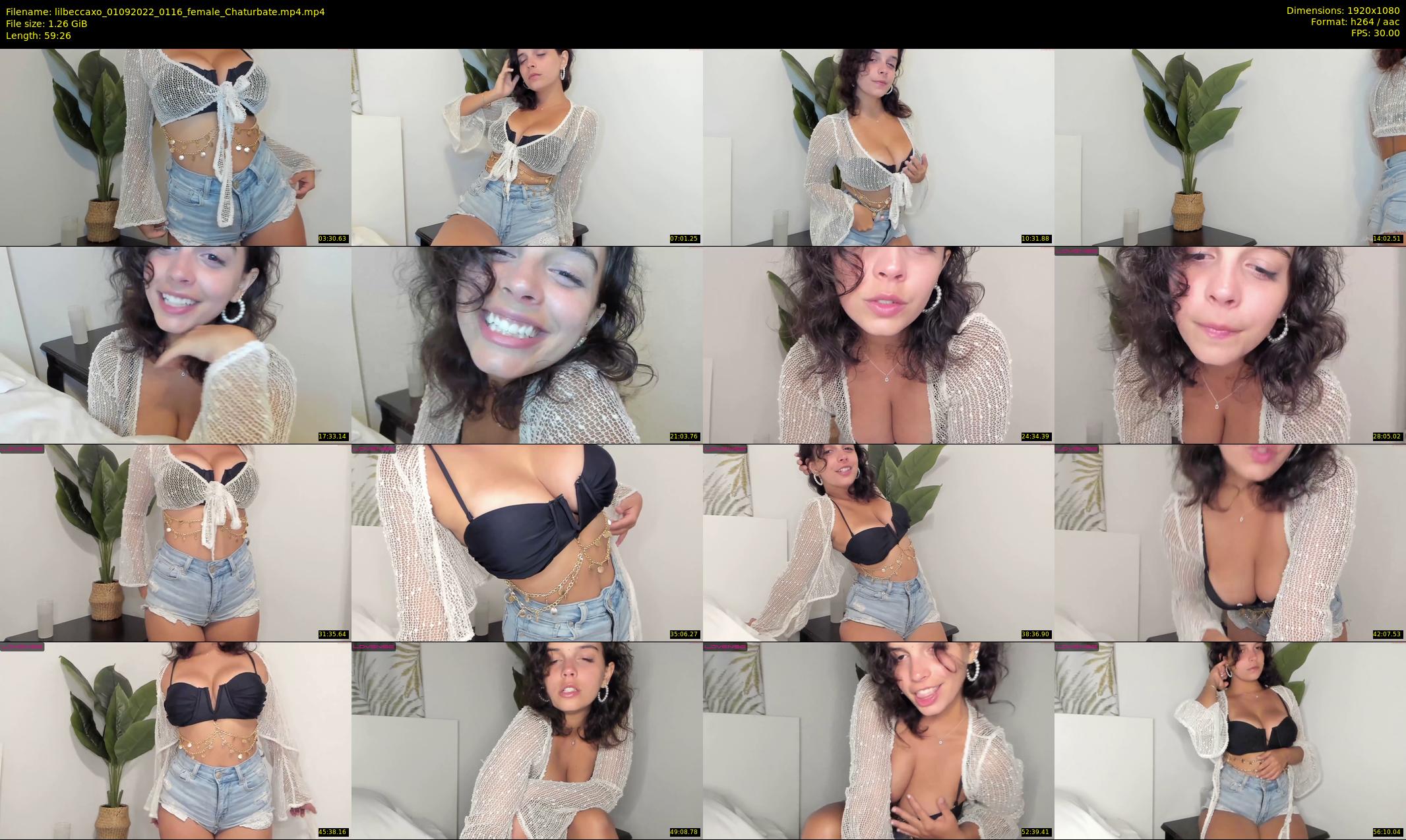 lilbeccaxo — 60 minute Chaturbate female cam show recording, 1080p, Sep 1, 2022
