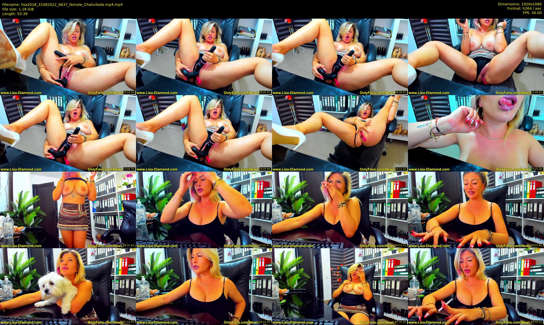 lisa2018 — 54 minute Chaturbate female cam show recording, 1080p, Aug 31, 2022