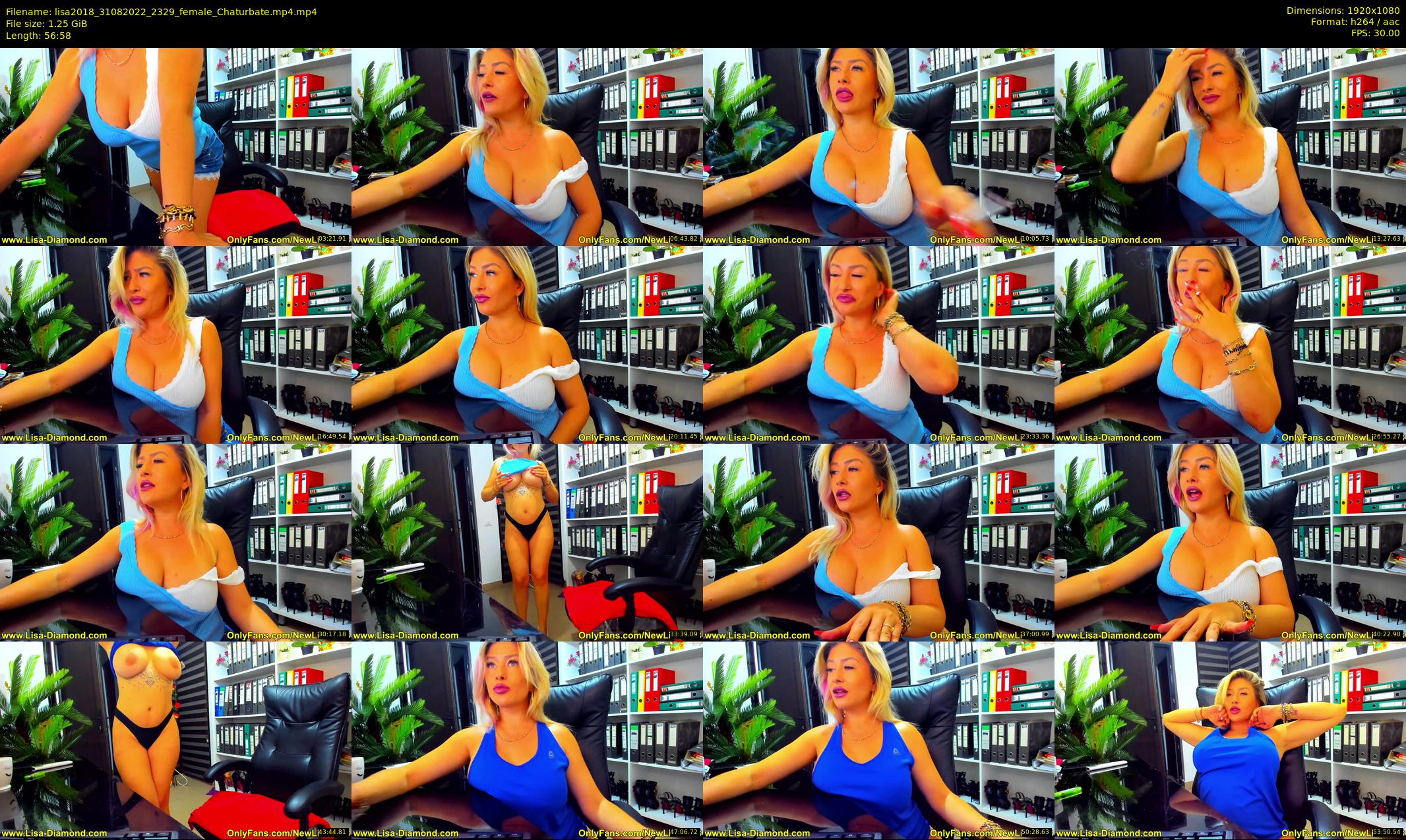 lisa2018 — 57 minute Chaturbate female cam show recording, 1080p, Aug 31, 2022