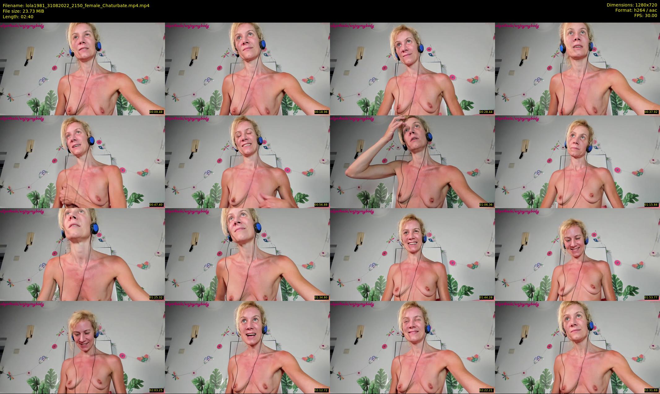 lola1981 — 3 minute Chaturbate female cam show recording, 720p, Aug 31, 2022