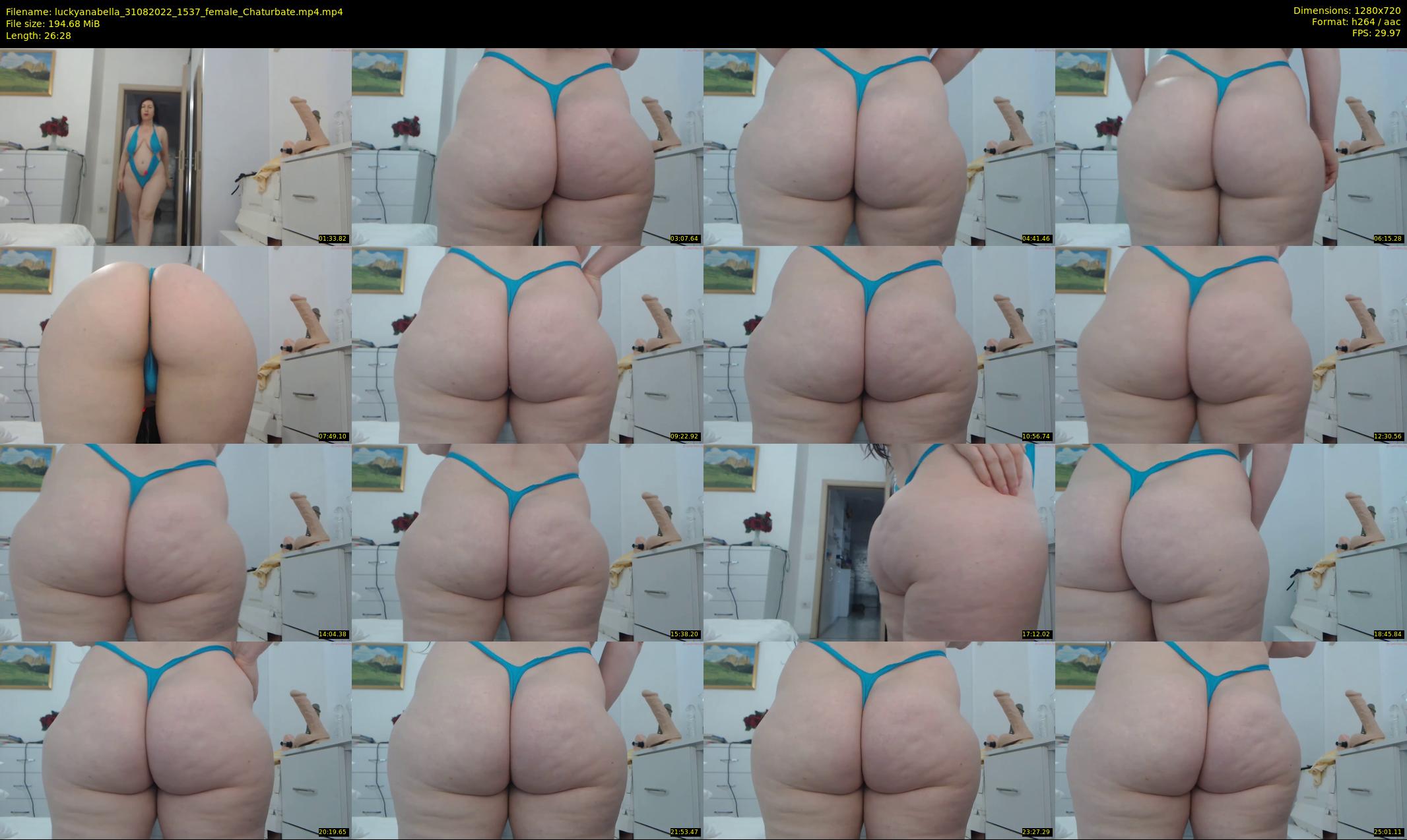 luckyanabella — 27 minute Chaturbate female cam show recording, 720p, Aug 31, 2022