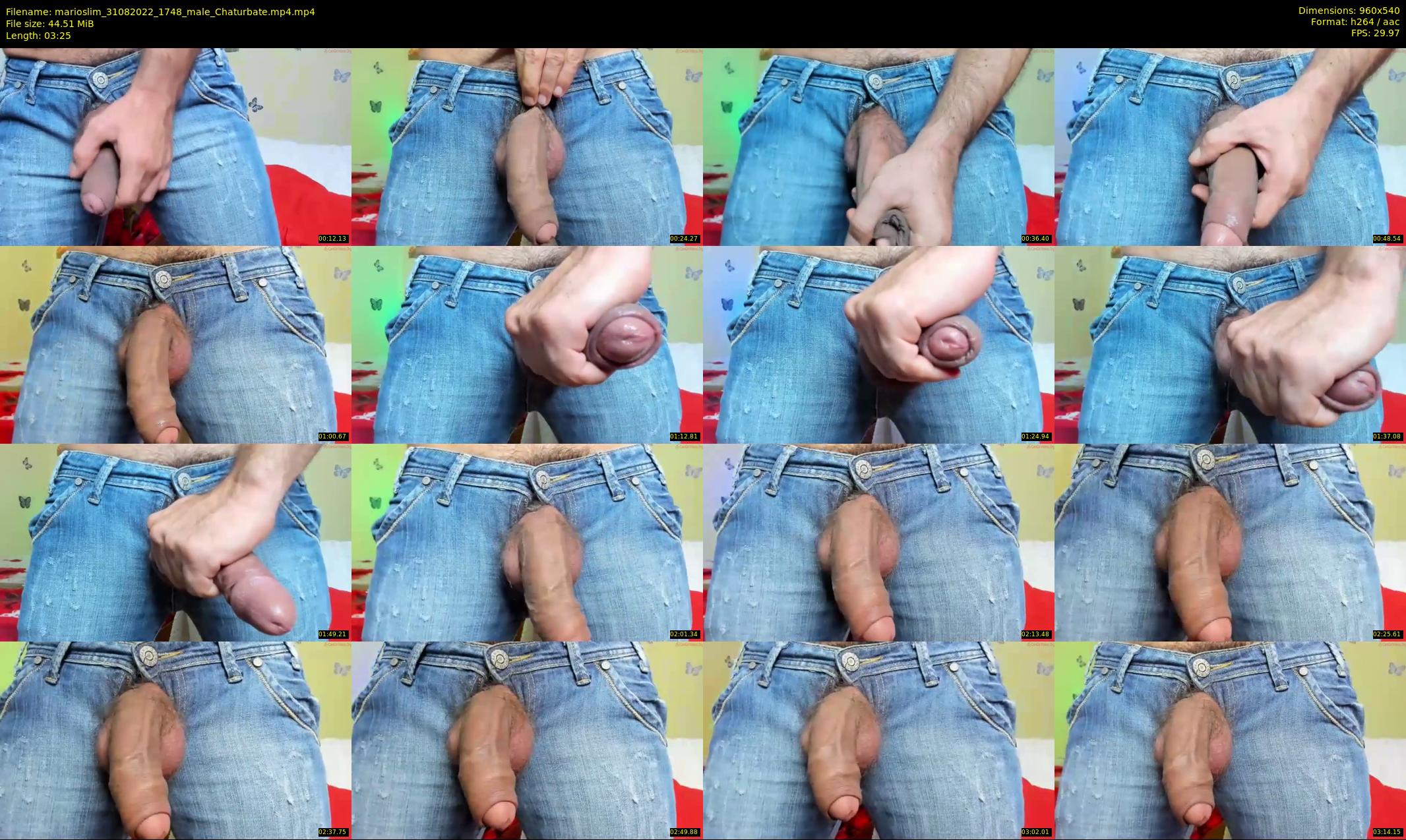 marioslim — 4 minute Chaturbate male cam show recording, 480p, Aug 31, 2022
