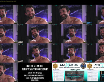 maximus_787 — 12 minute Chaturbate male cam show recording, 1080p, Sep 1, 2022