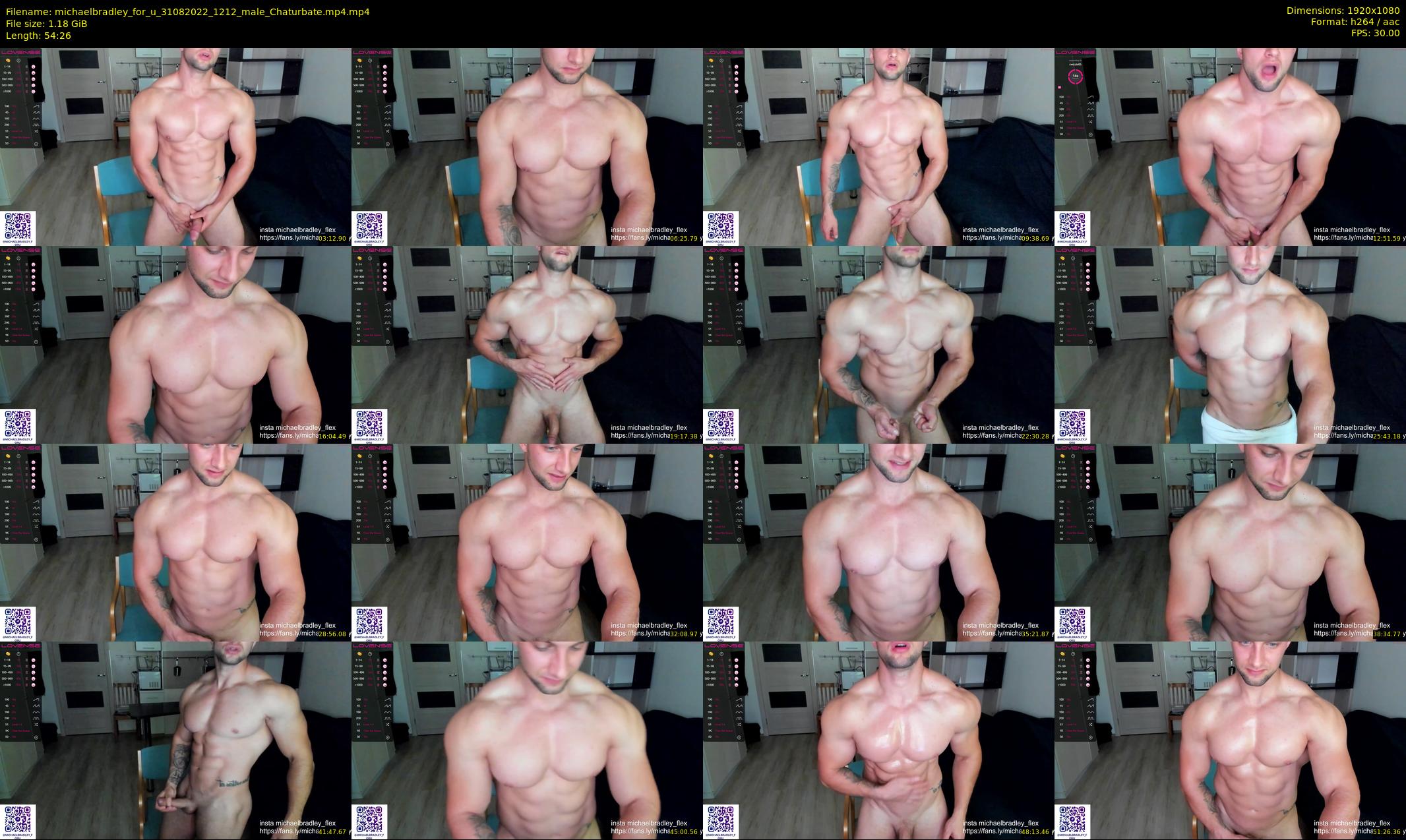 michaelbradley_for_u — 55 minute Chaturbate male cam show recording, 1080p, Aug 31, 2022