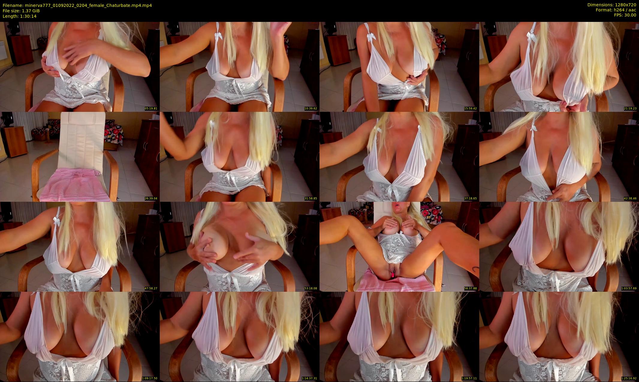 minerva777 — 91 minute Chaturbate female cam show recording, 720p, Sep 1, 2022