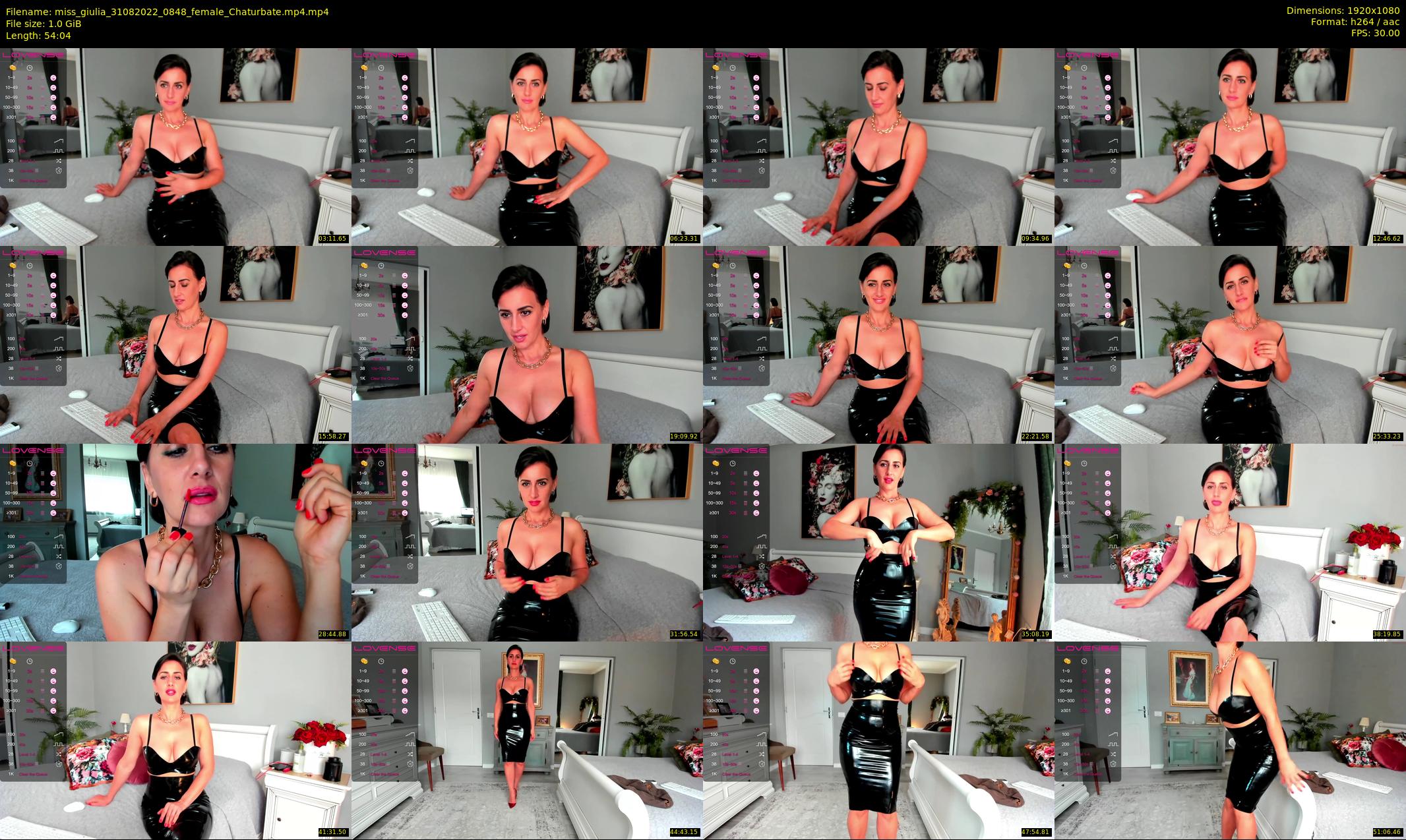 miss_giulia — 55 minute Chaturbate female cam show recording, 1080p, Aug 31, 2022